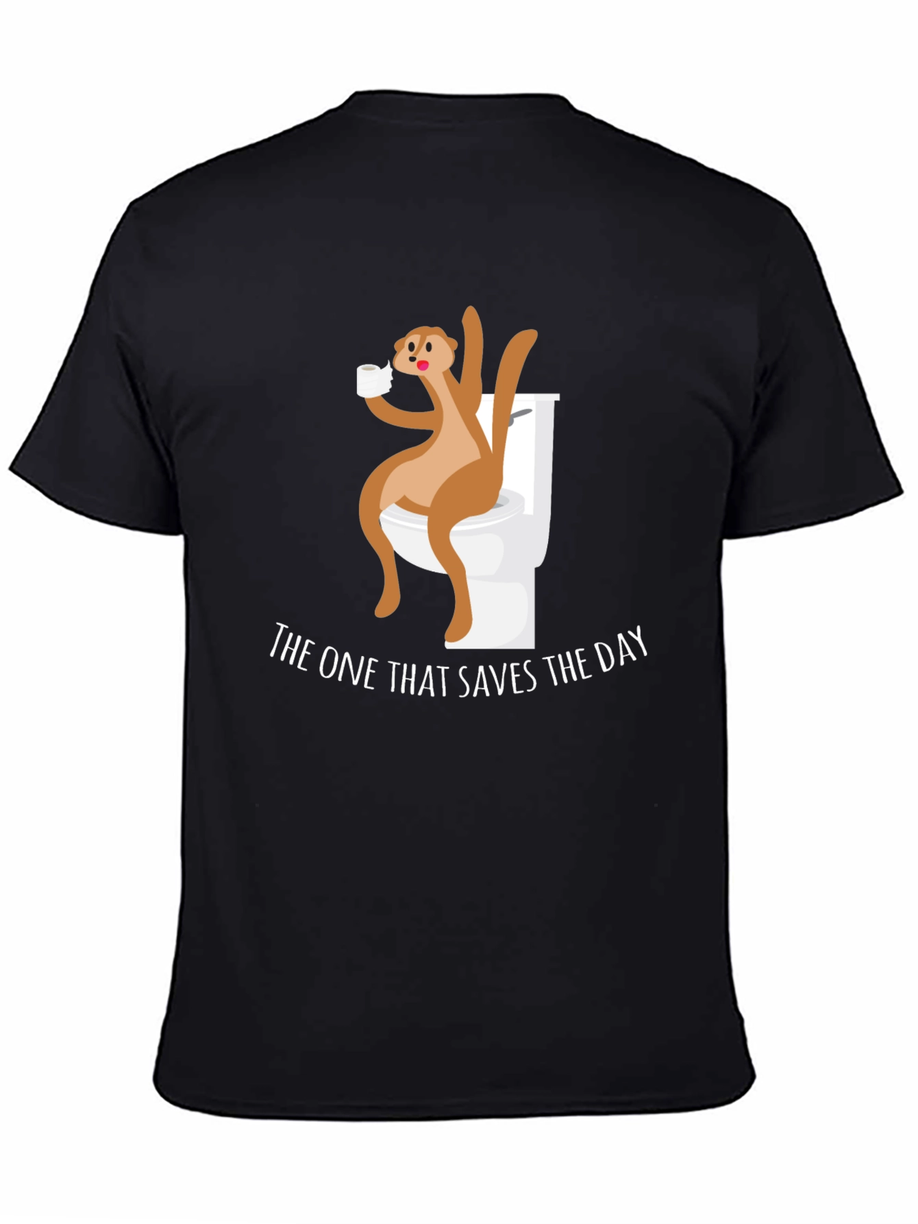 Meerkat on Toilet T-Shirt - Funny Humor Tee