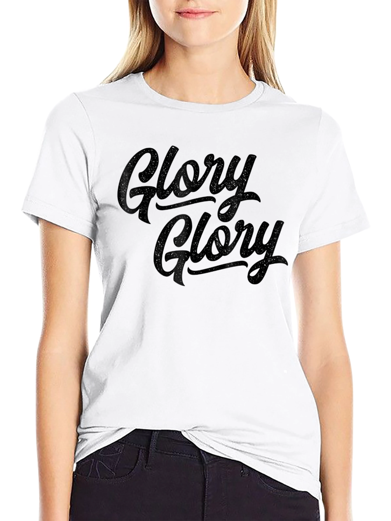 Glory Glory Black Graphic Tee
