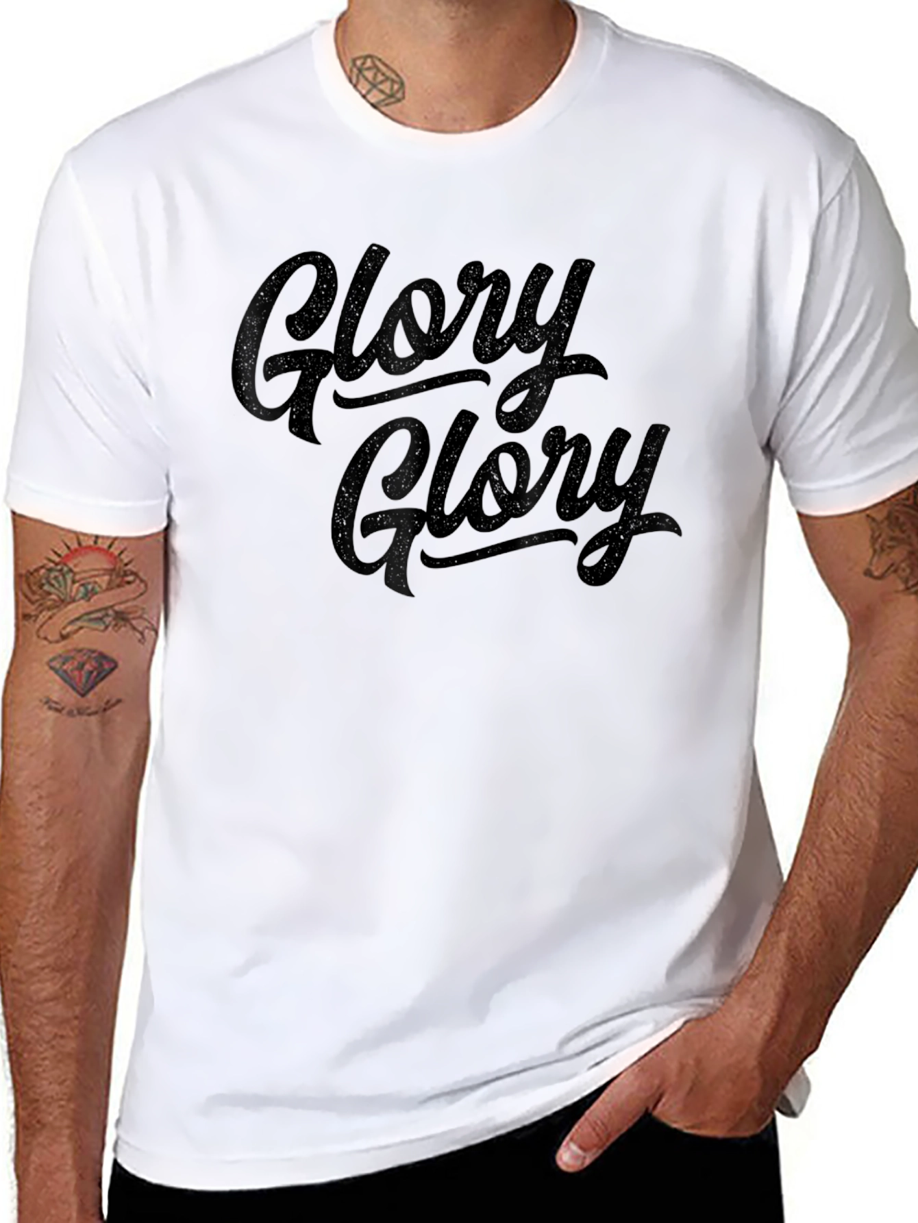 Glory Glory Black Graphic Tee