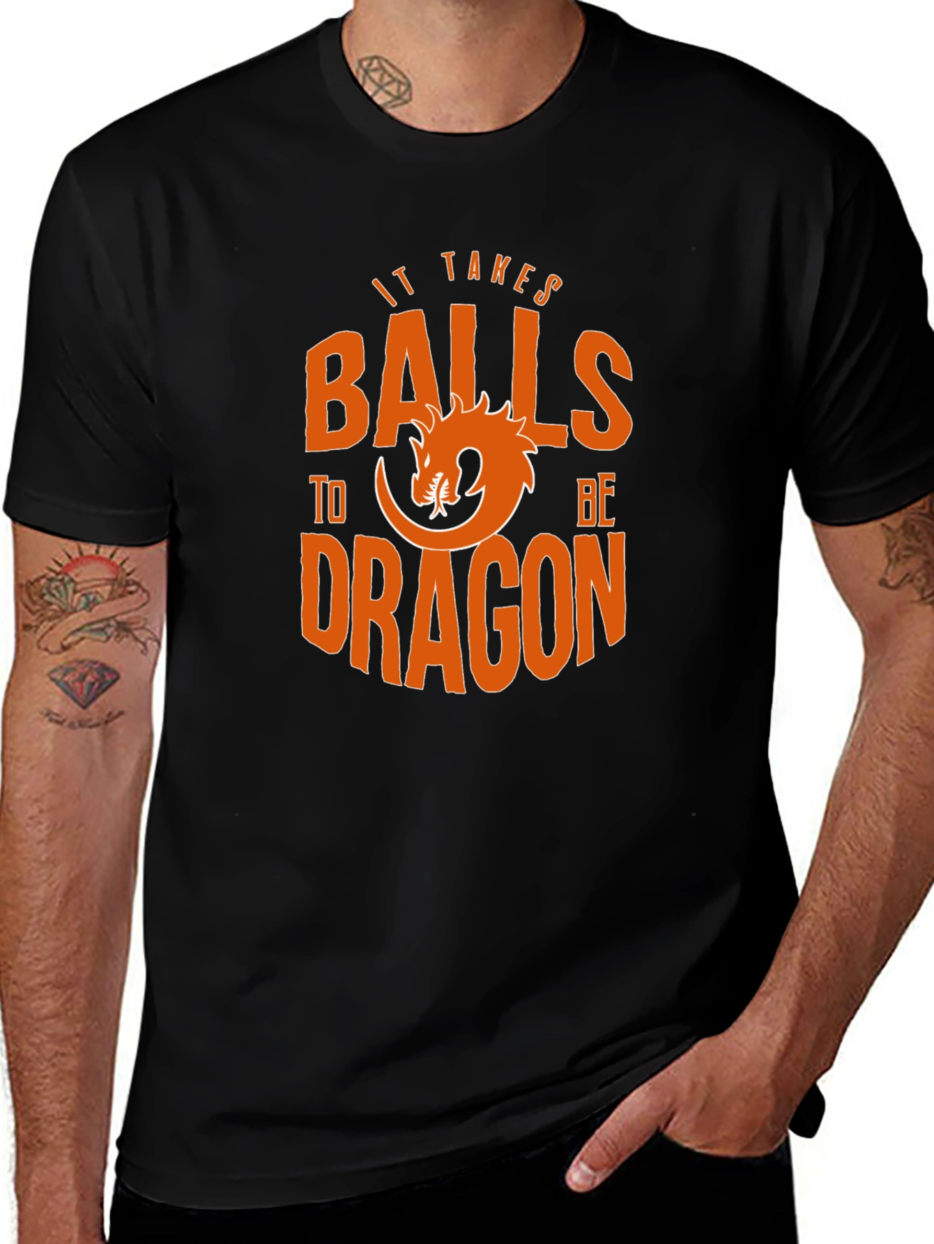 It Takes Balls to be Dragon T-Shirt
