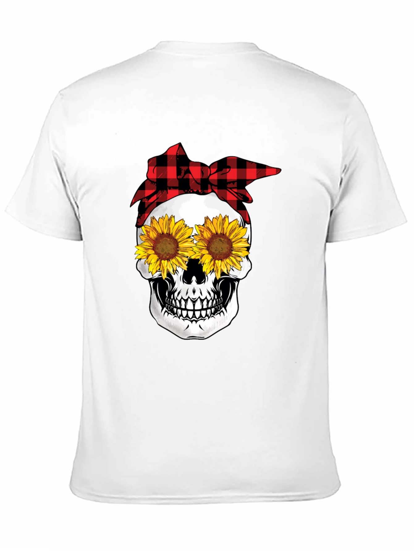 Sunflower Skull Graphic Tee