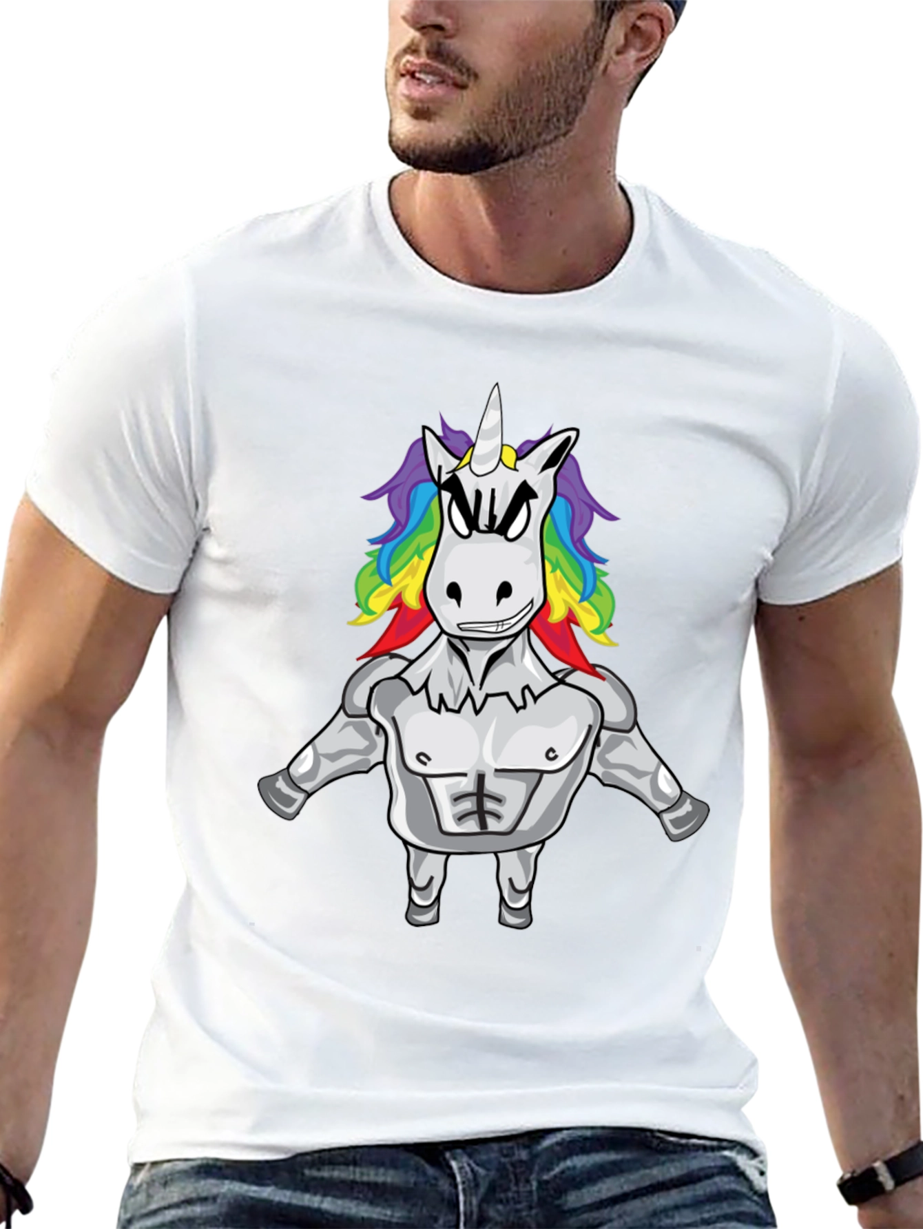 Unicorn Gym Black T-Shirt