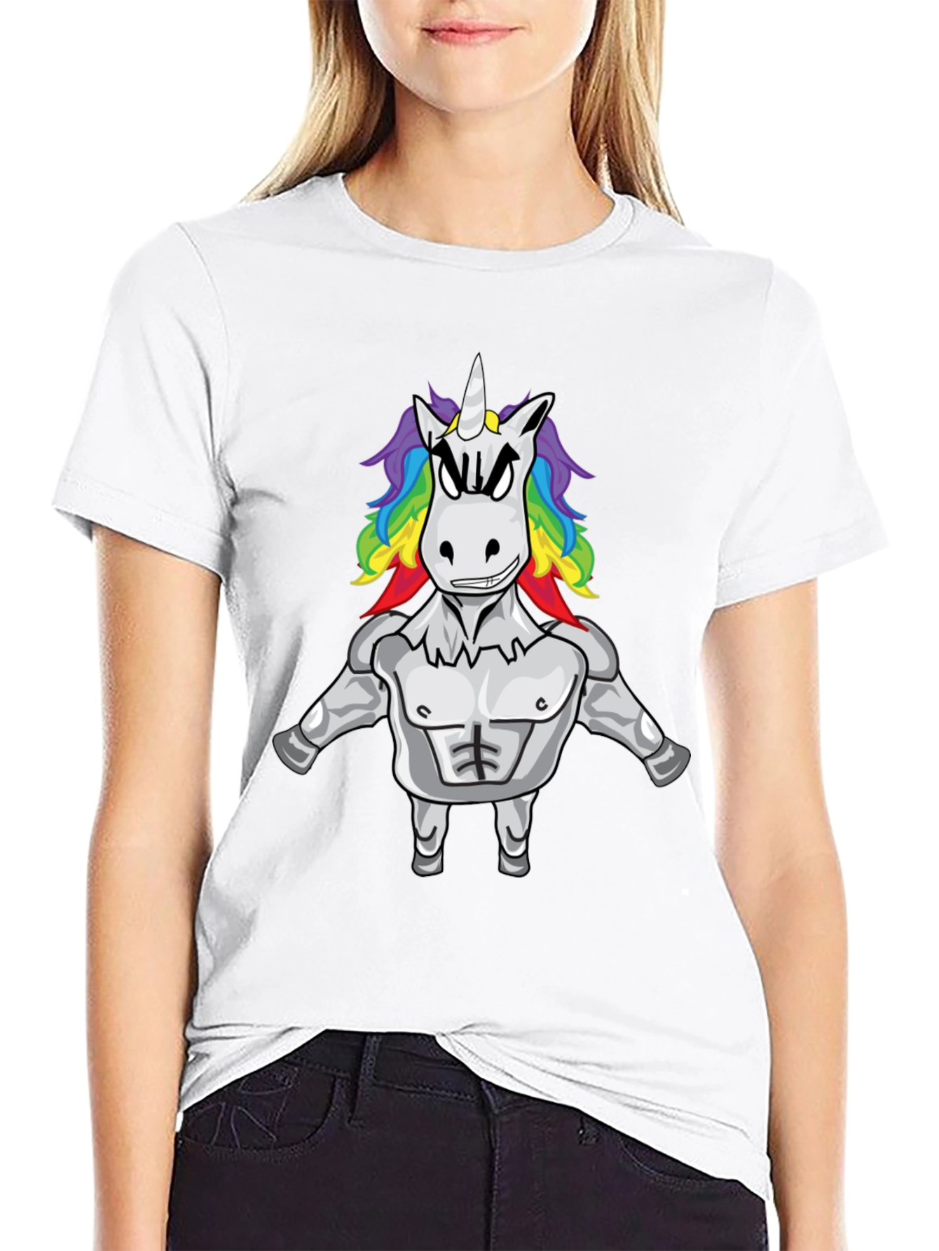 Unicorn Gym Black T-Shirt