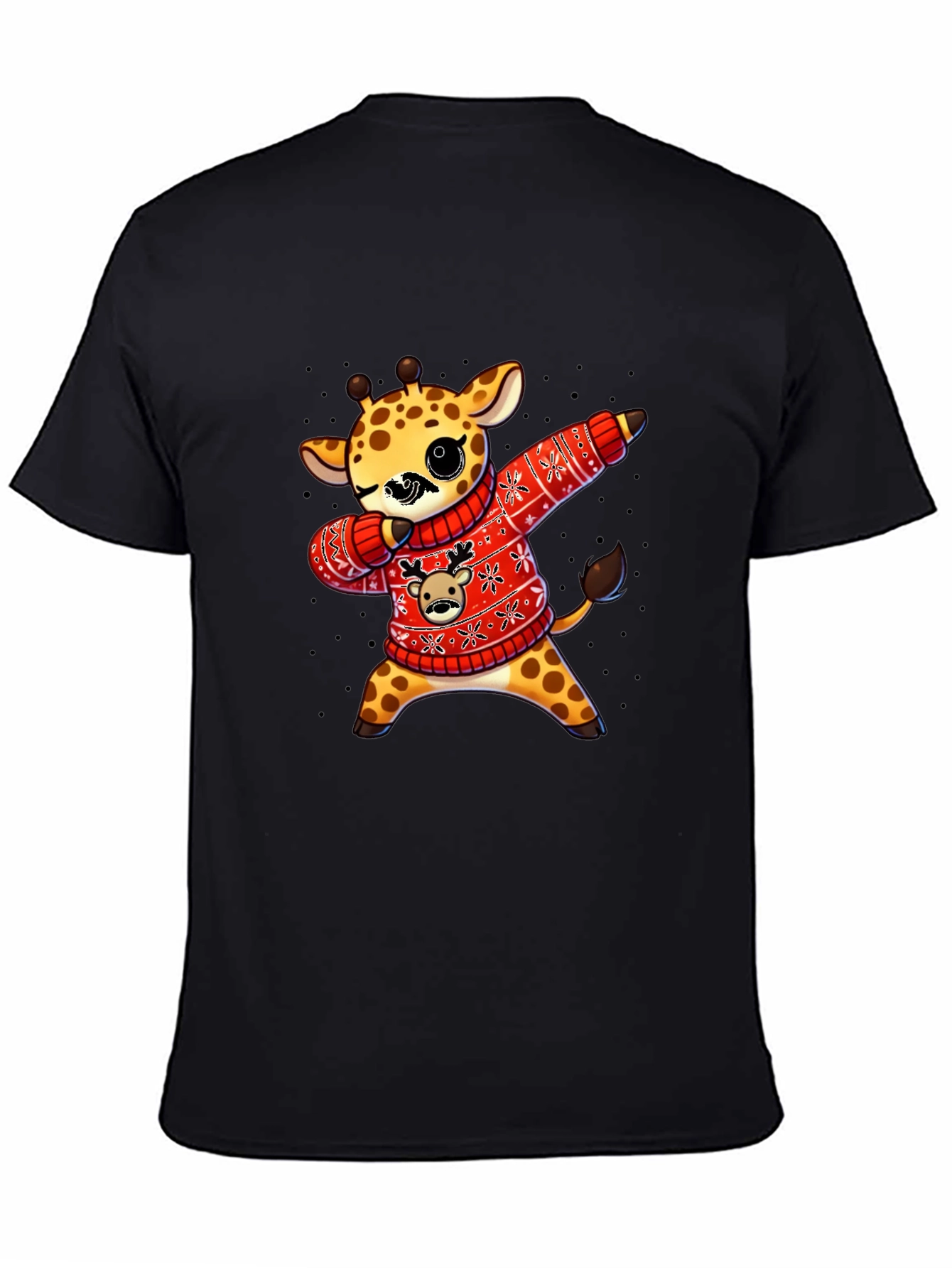 Dabbing Giraffe Christmas Sweater T-Shirt