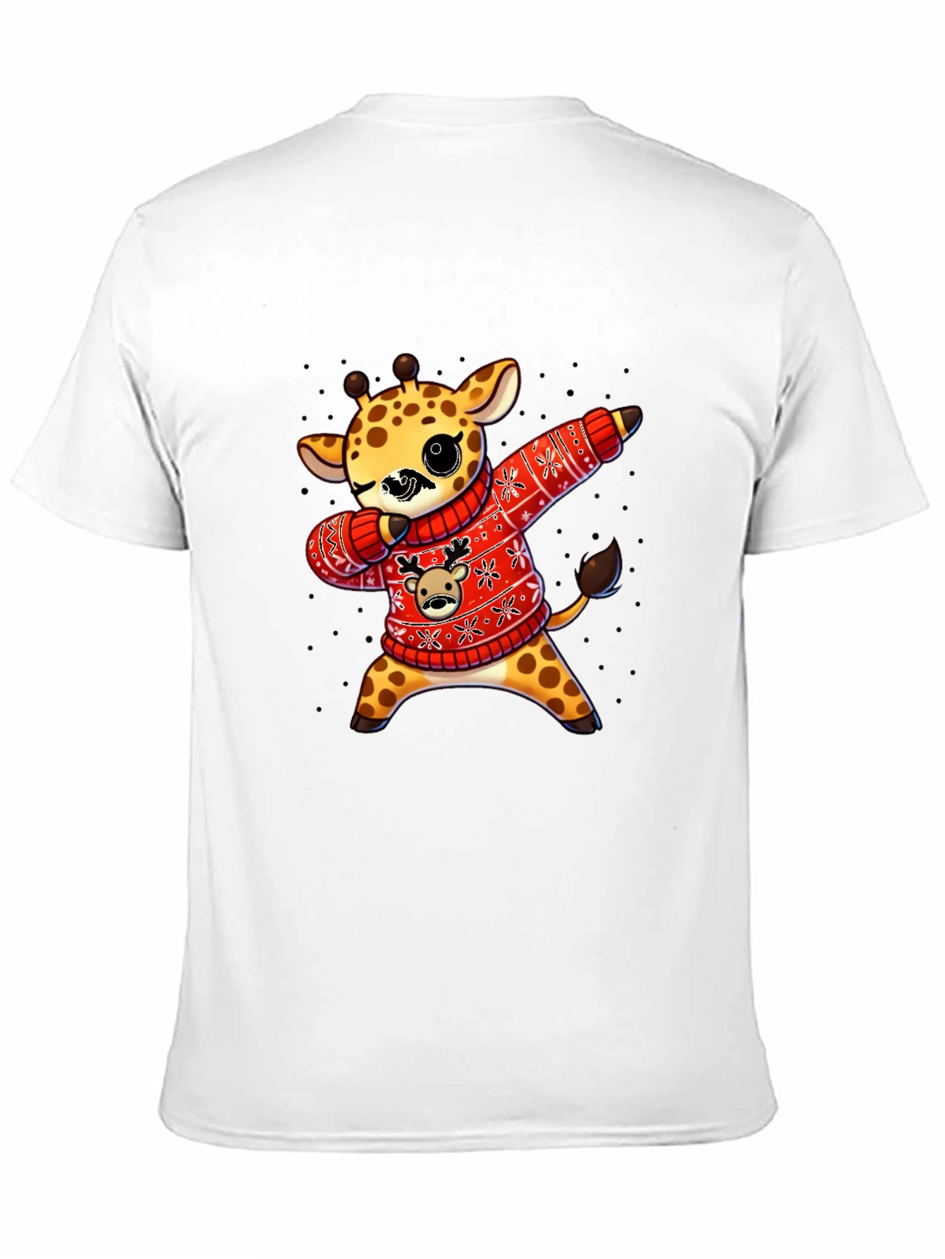 Dabbing Giraffe Christmas Sweater T-Shirt
