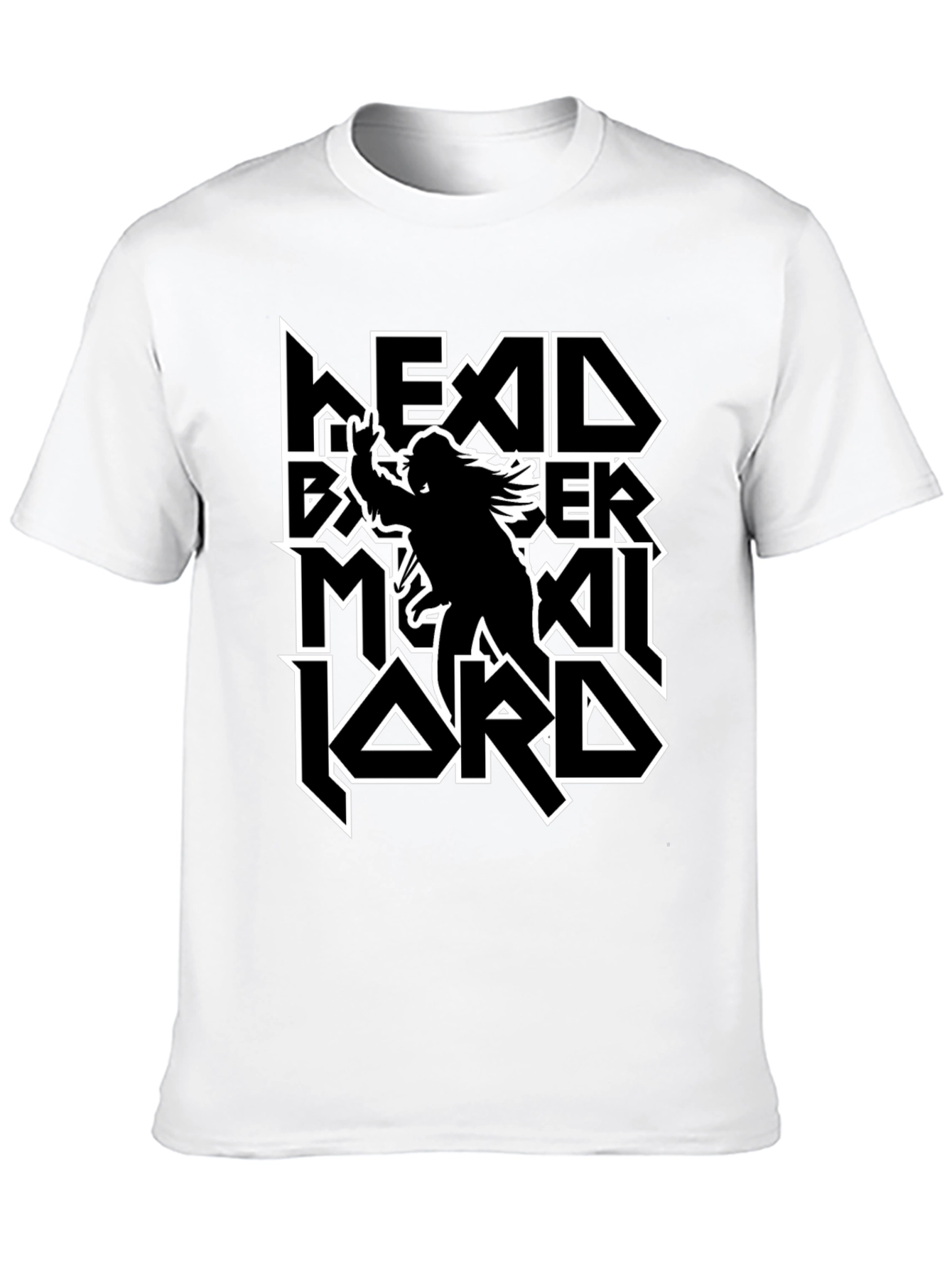 Headbanger Metal Lord Black T-Shirt