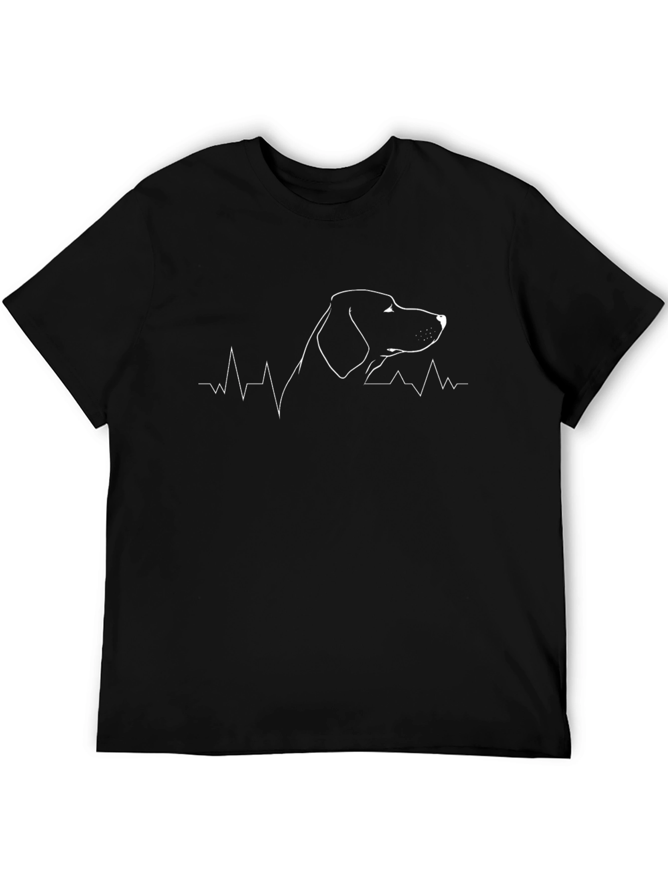 Dog Lovers ECG T-Shirt - Black
