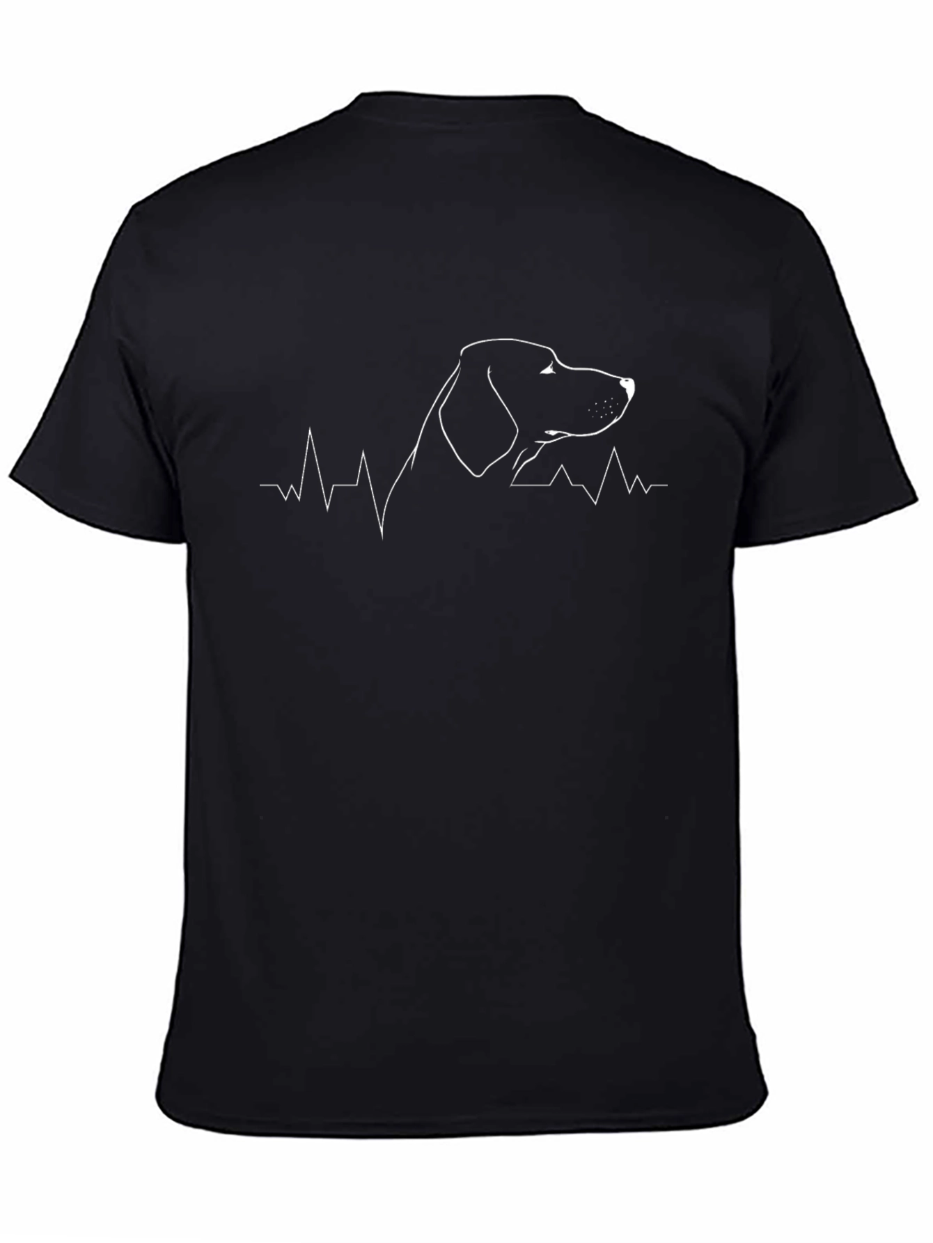 Dog Lovers ECG T-Shirt - Black