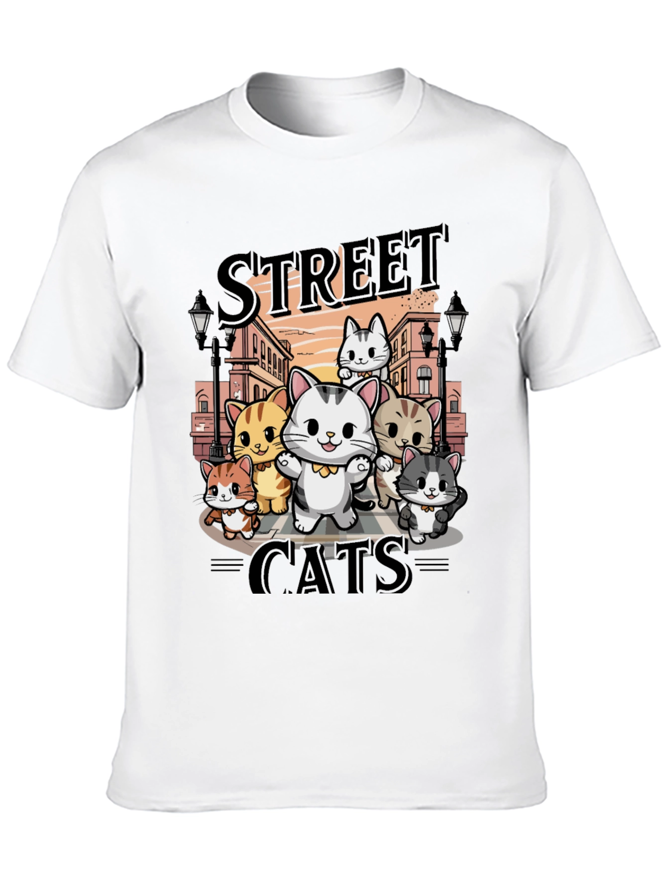 Street Cats Graphic T-Shirt