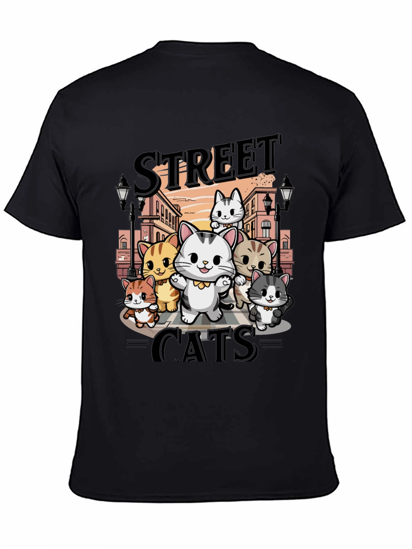 Street Cats Graphic T-Shirt