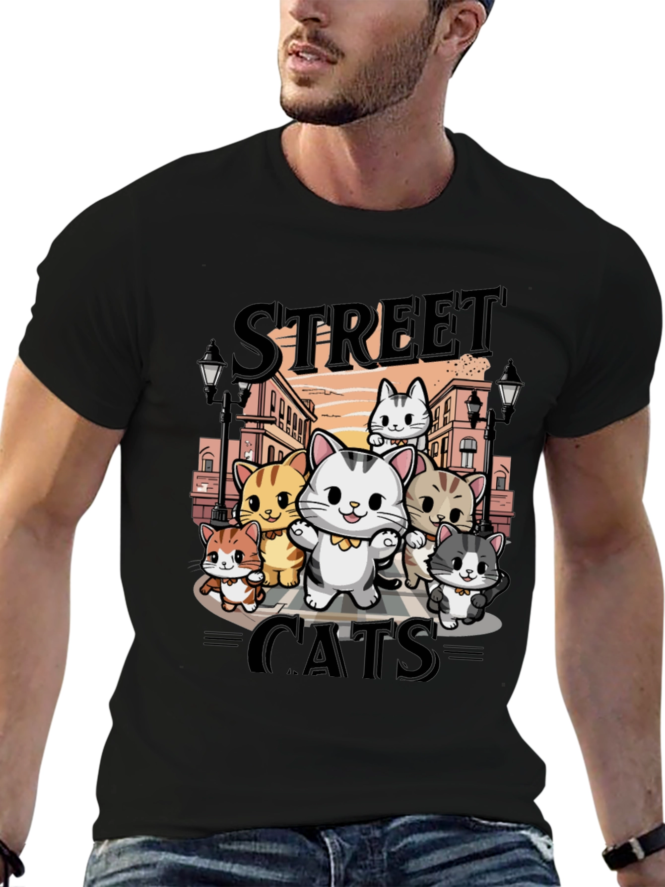 Street Cats Graphic T-Shirt