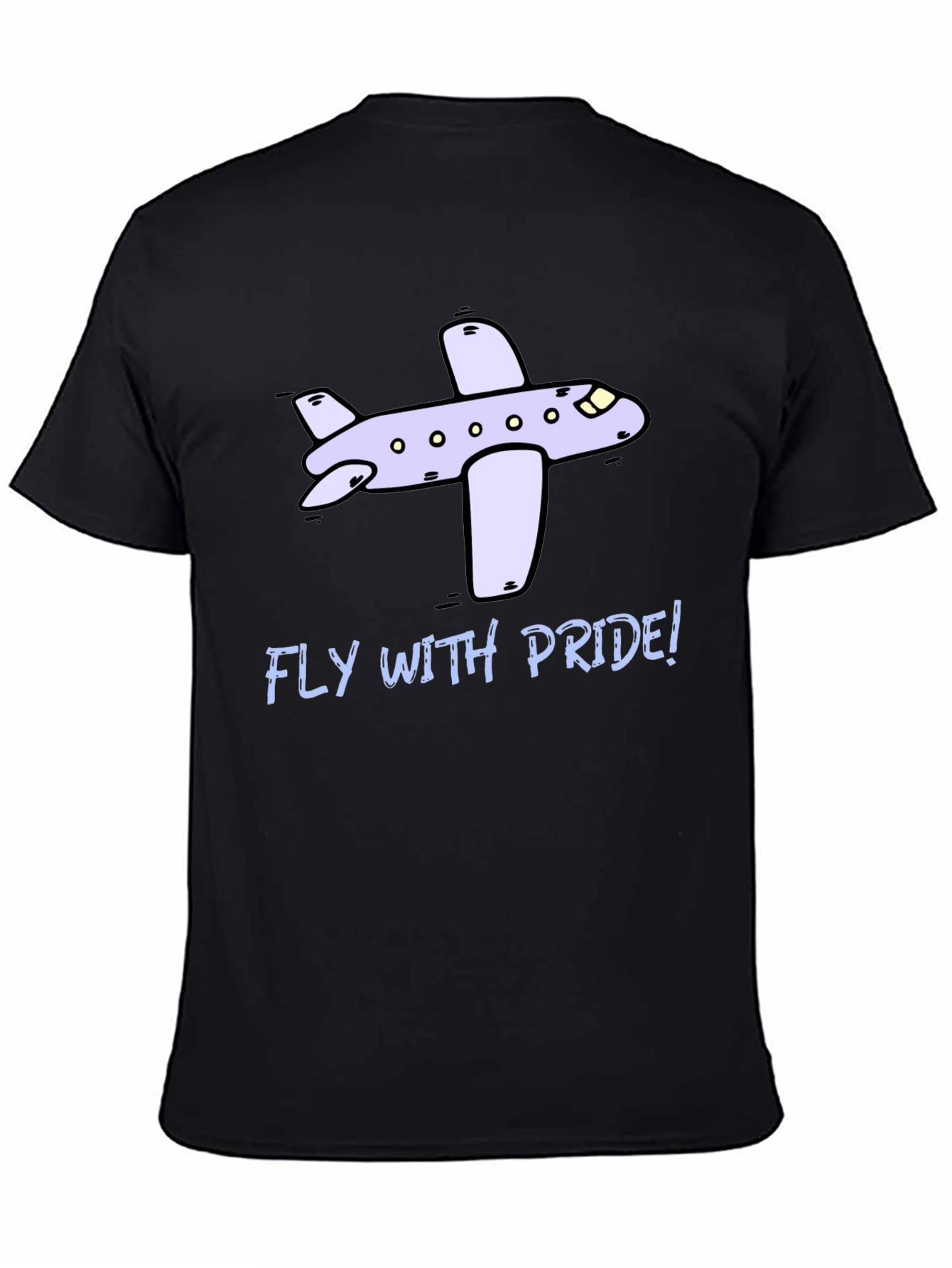 Fly With Pride Airplane Graphic Tee