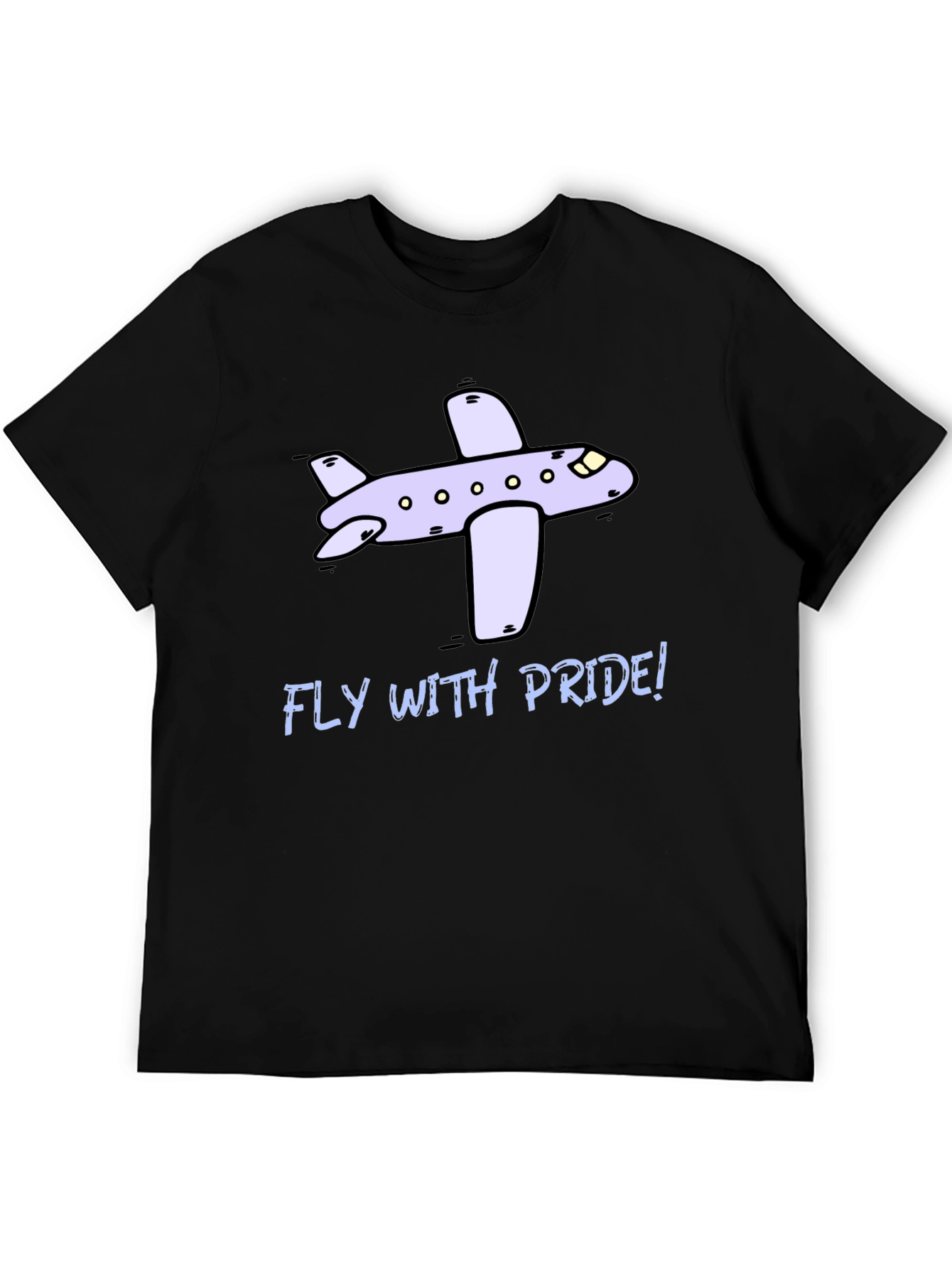 Fly With Pride Airplane Graphic Tee