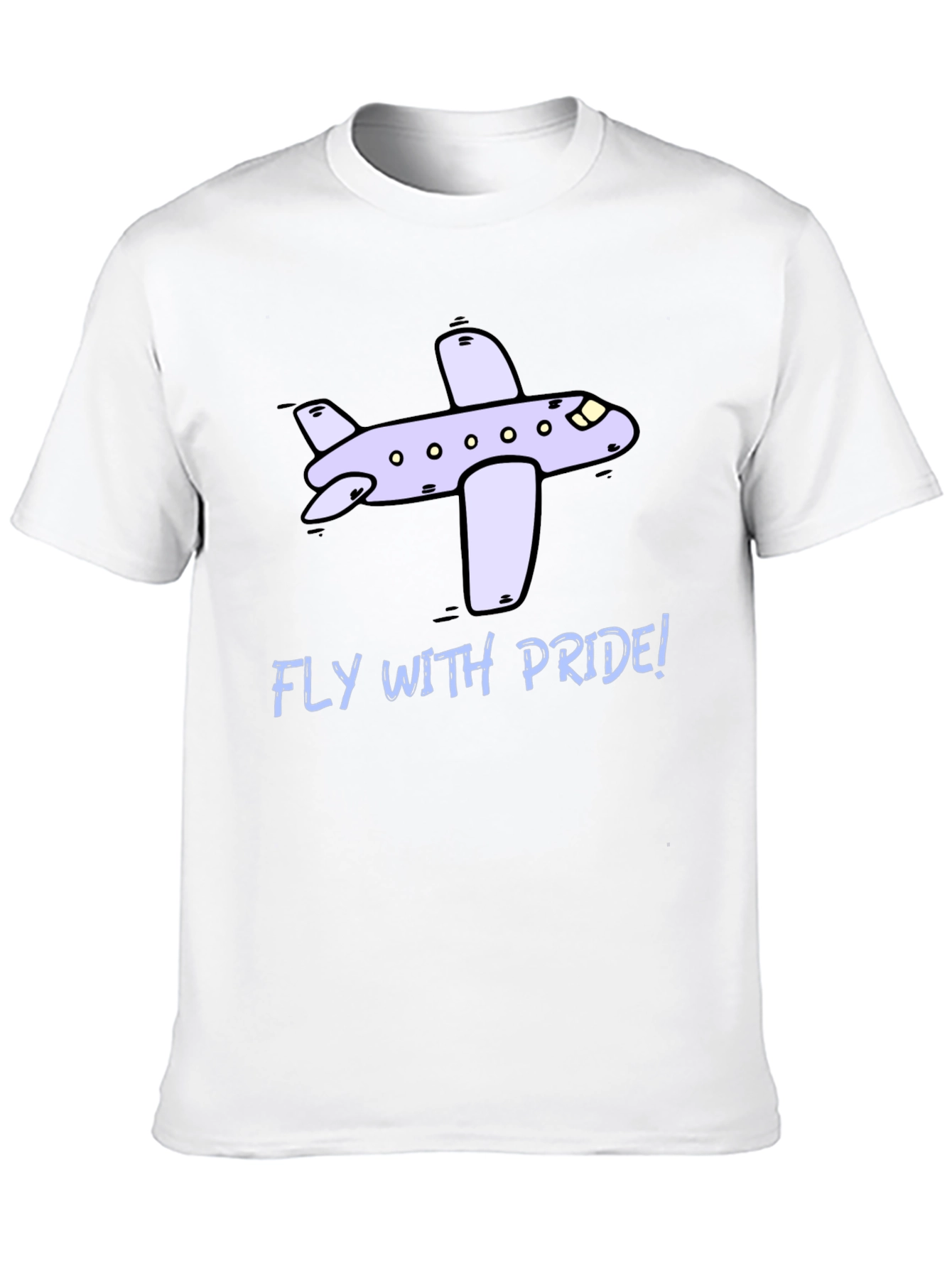 Fly With Pride Airplane Graphic Tee