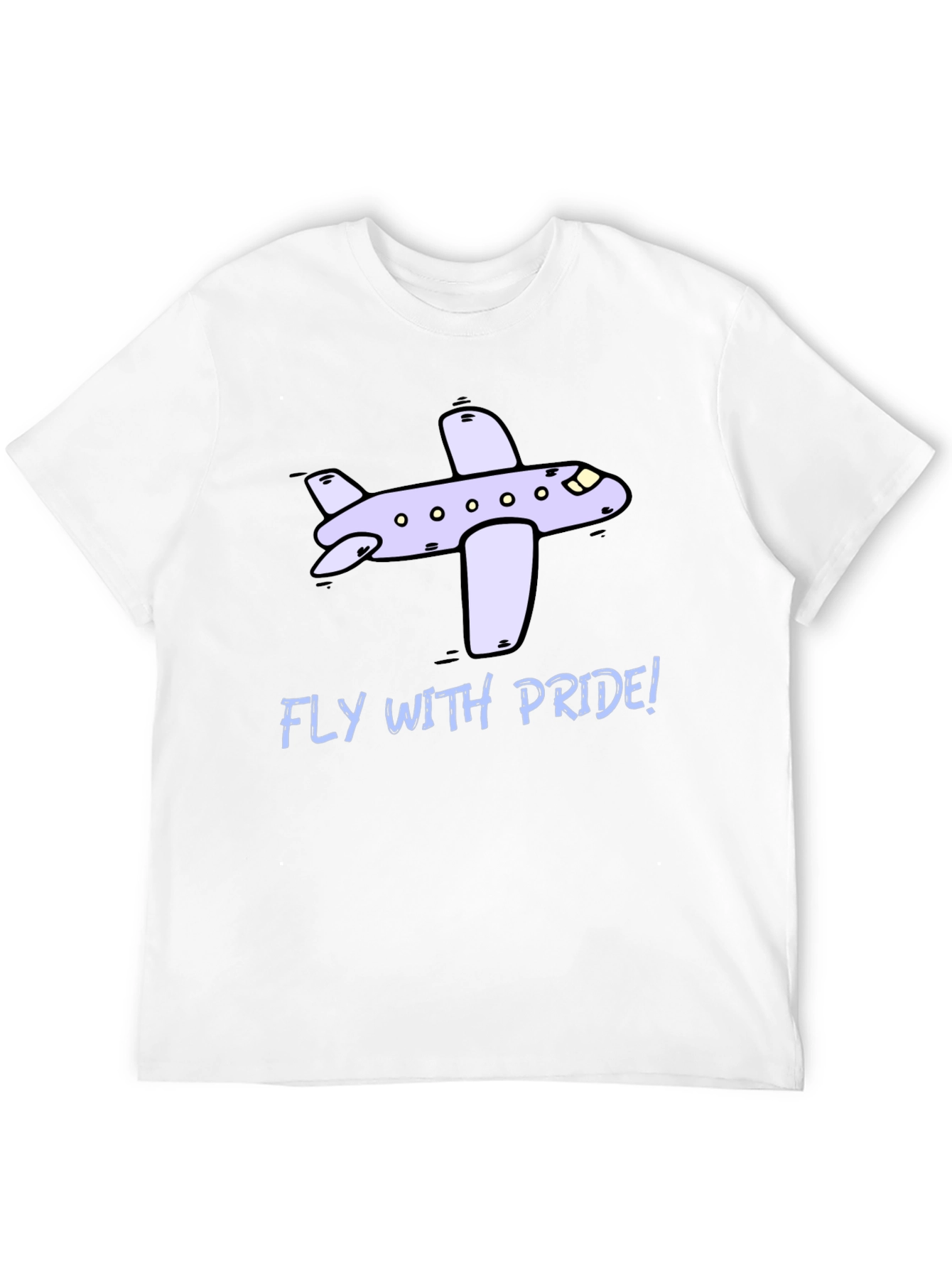 Fly With Pride Airplane Graphic Tee