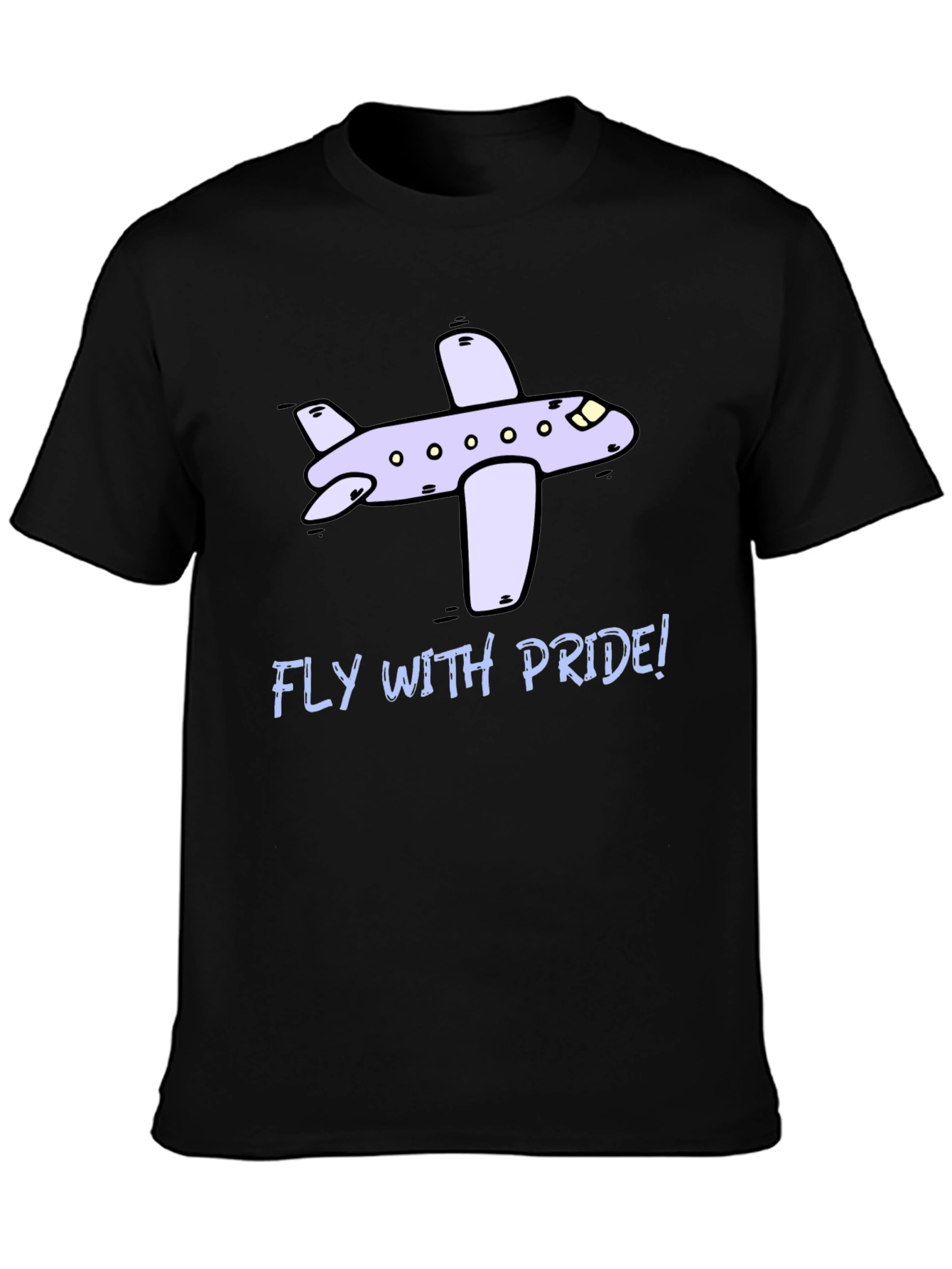 Fly With Pride Airplane Graphic Tee