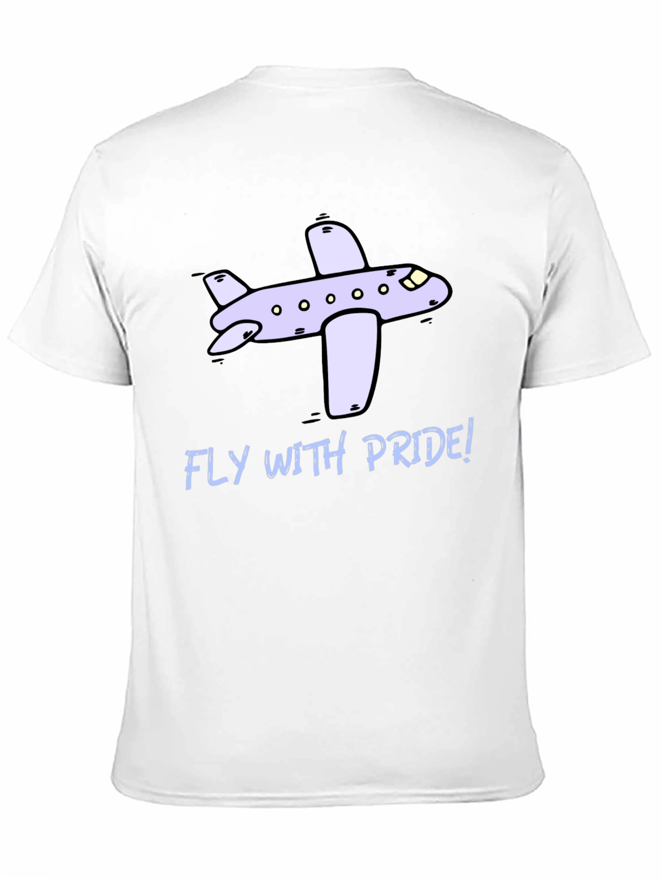 Fly With Pride Airplane Graphic Tee