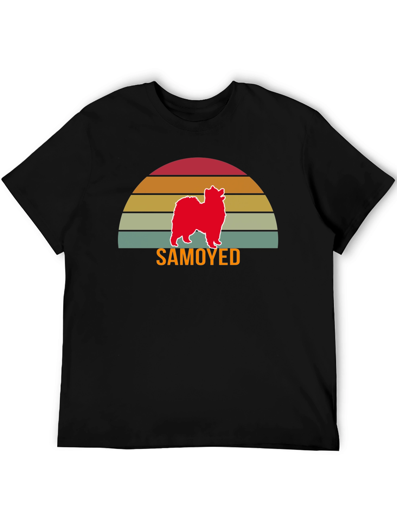 Samoyed Dog Sunset T-Shirt