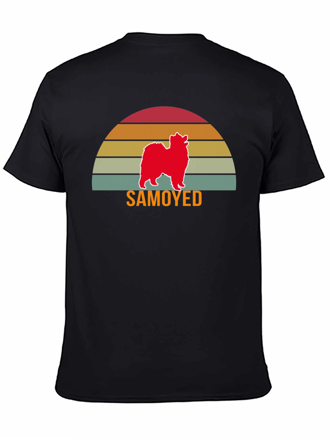 Samoyed Dog Sunset T-Shirt