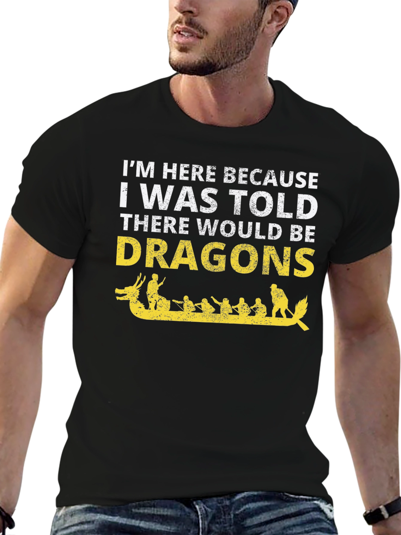 Dragon Boat T-Shirt - Im Here for Dragons!