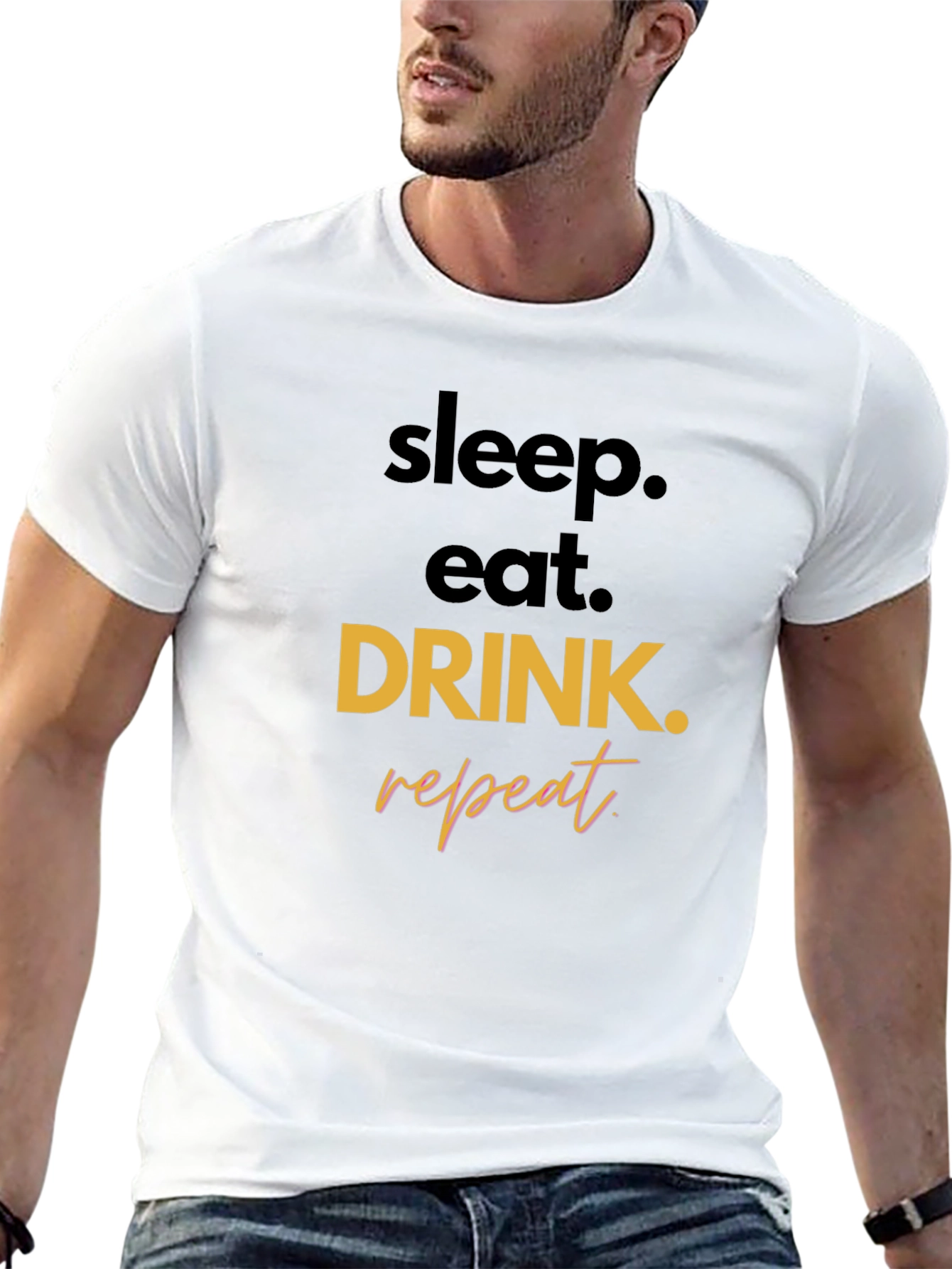Sleep Eat Drink Repeat Graphic Tee