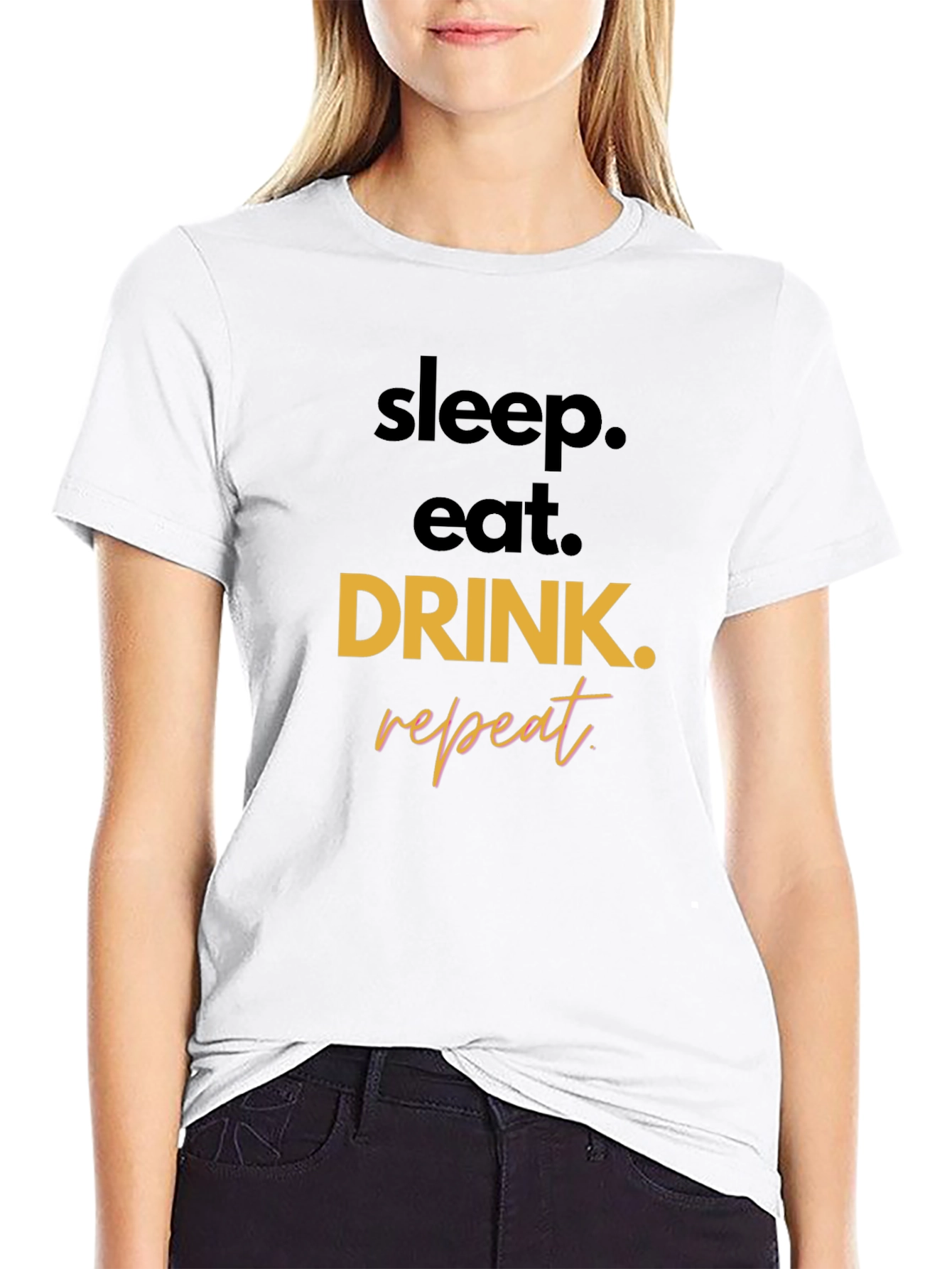 Sleep Eat Drink Repeat Graphic Tee
