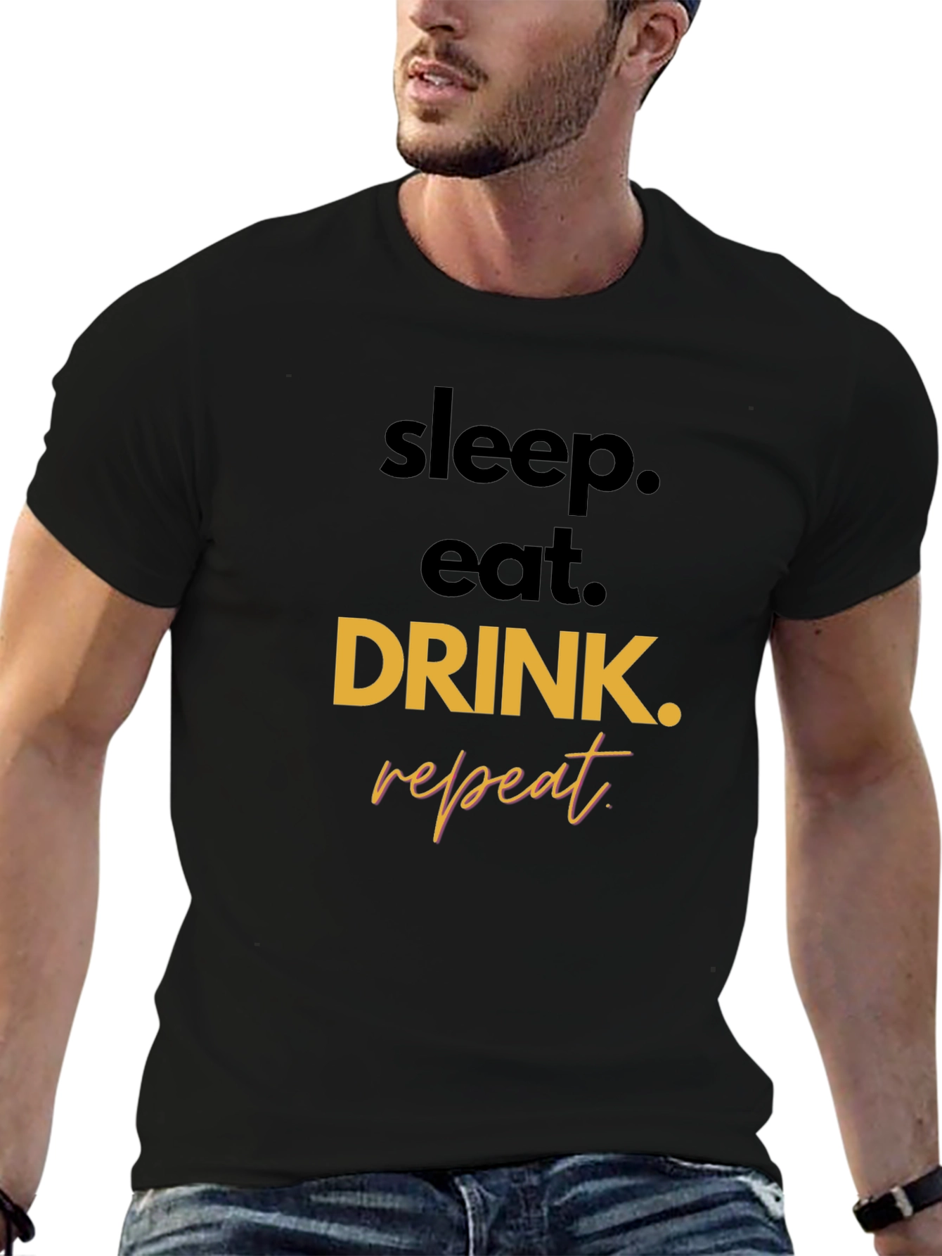 Sleep Eat Drink Repeat Graphic Tee