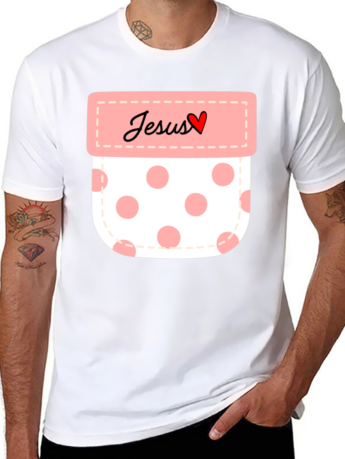Jesus Heart Graphic Tee