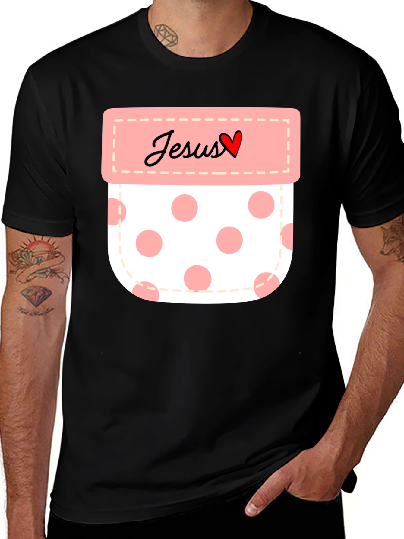 Jesus Heart Graphic Tee