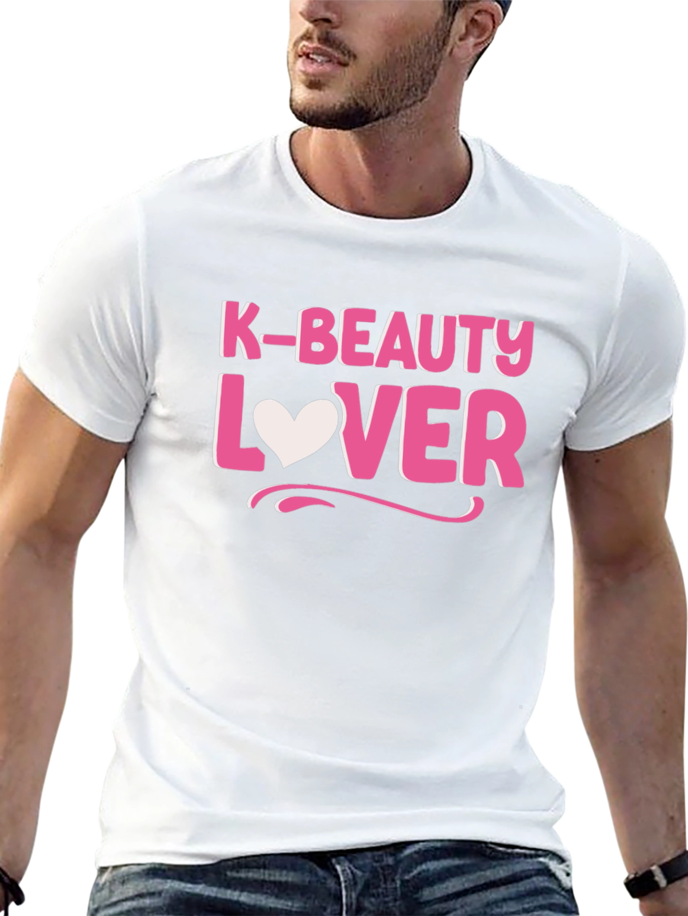 K-Beauty Lover Black Cotton Tee