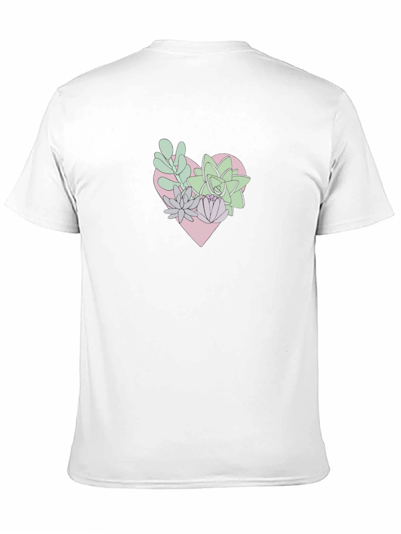 Heart of Succulents Graphic Tee - Black