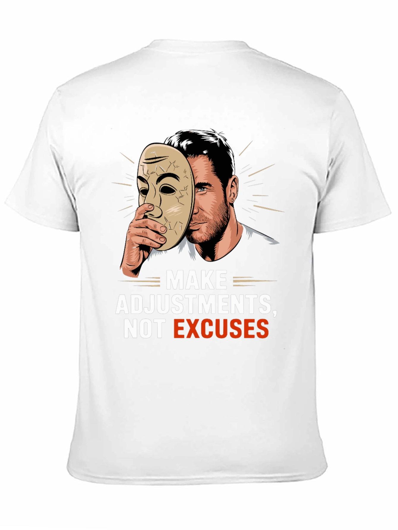 Make Adjustments Not Excuses Black T-Shirt