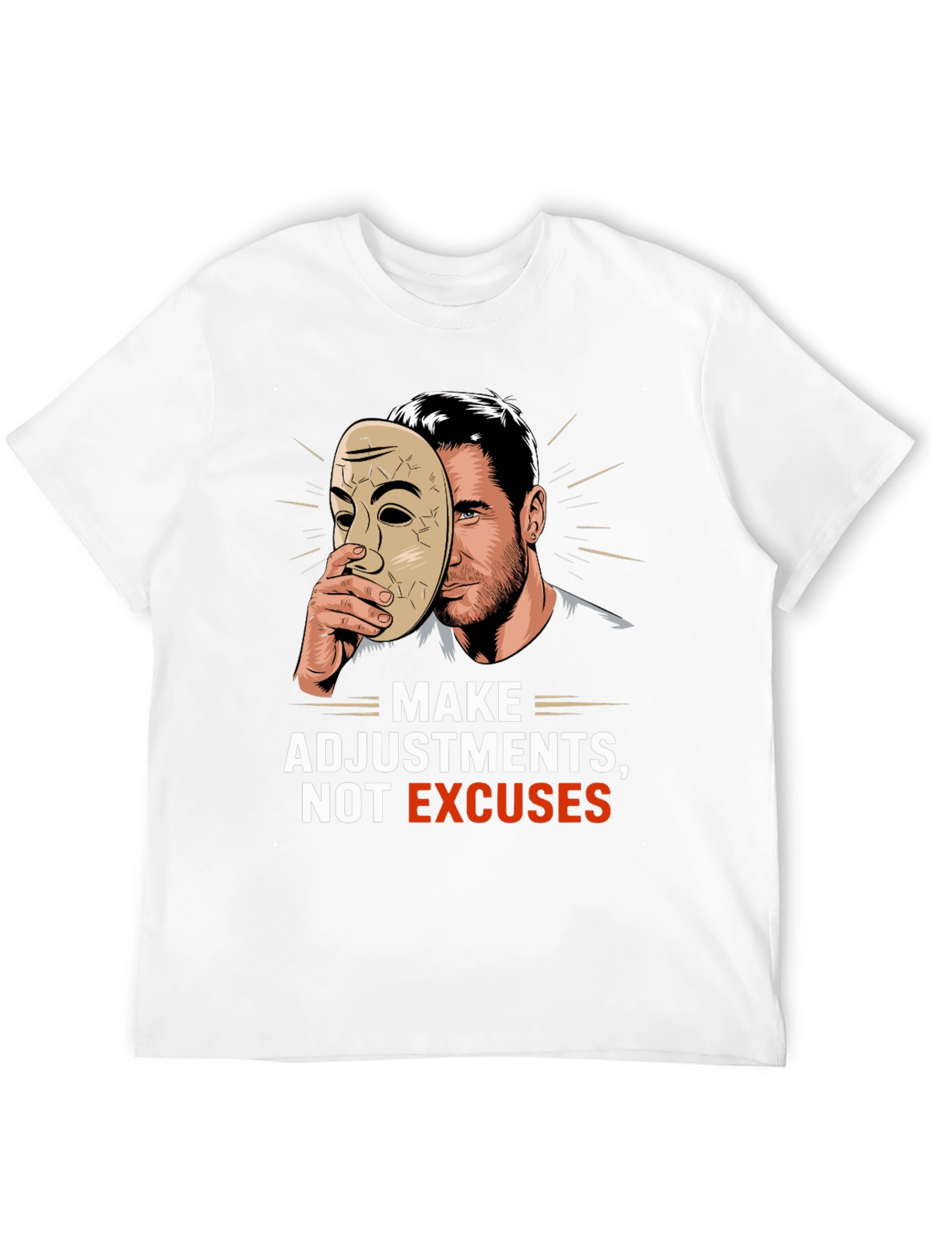 Make Adjustments Not Excuses Black T-Shirt