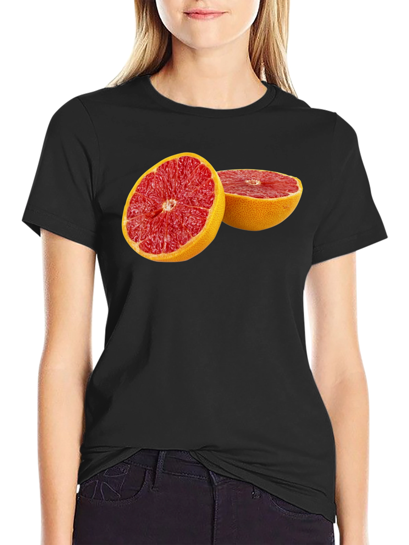 Grapefruit Graphic Tee - Bold Fruit Design