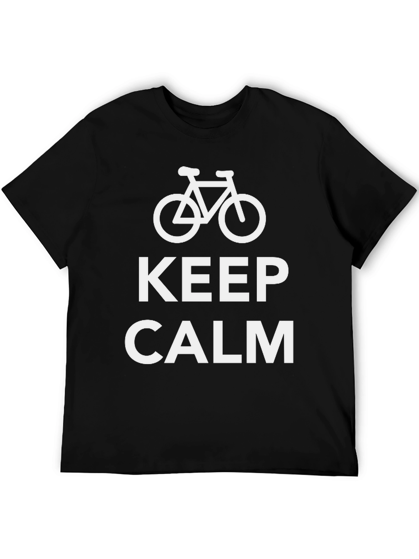 Keep Calm and Bike On T-Shirt