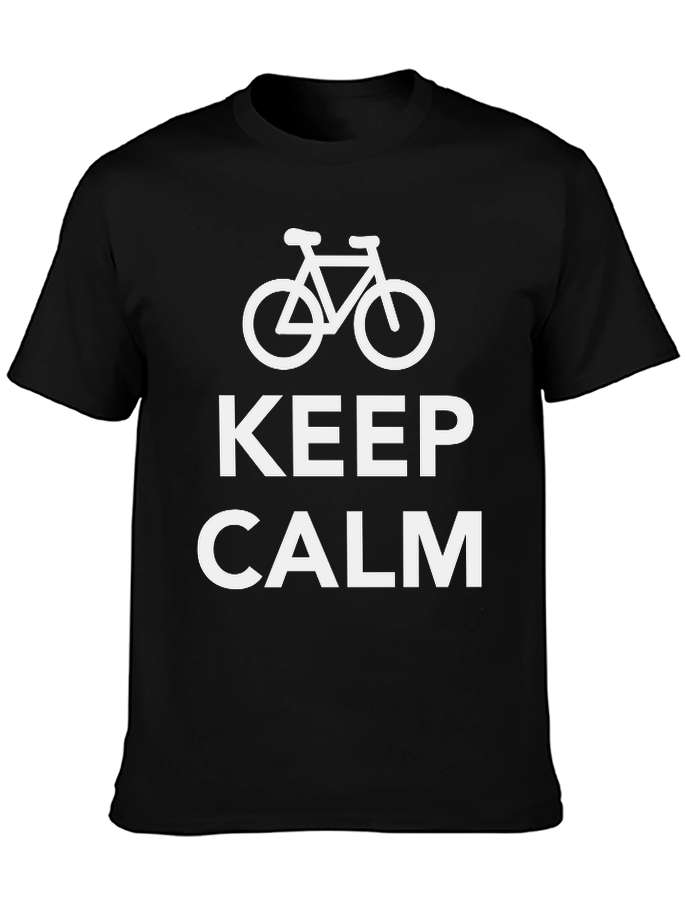 Keep Calm and Bike On T-Shirt