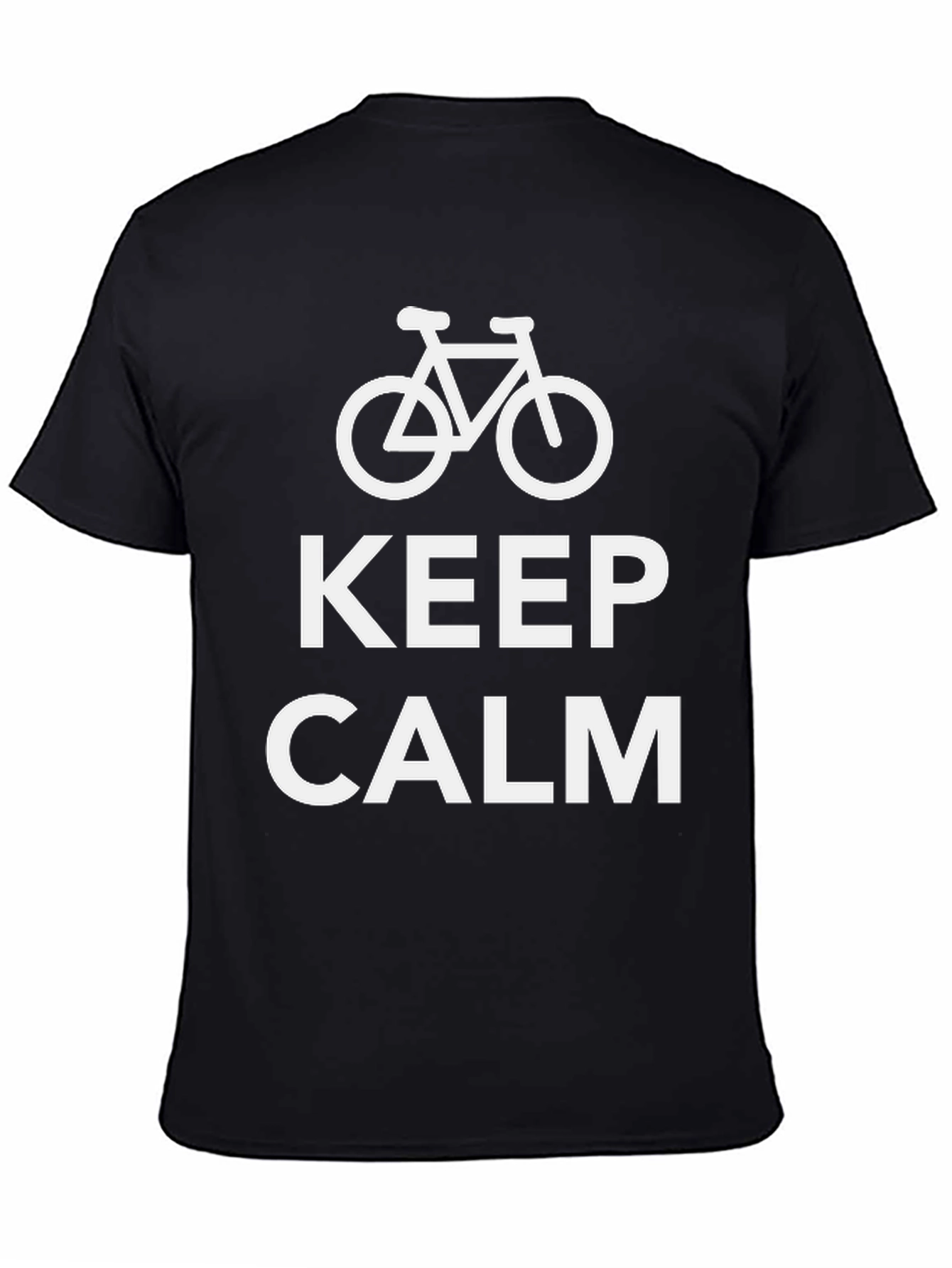 Keep Calm and Bike On T-Shirt