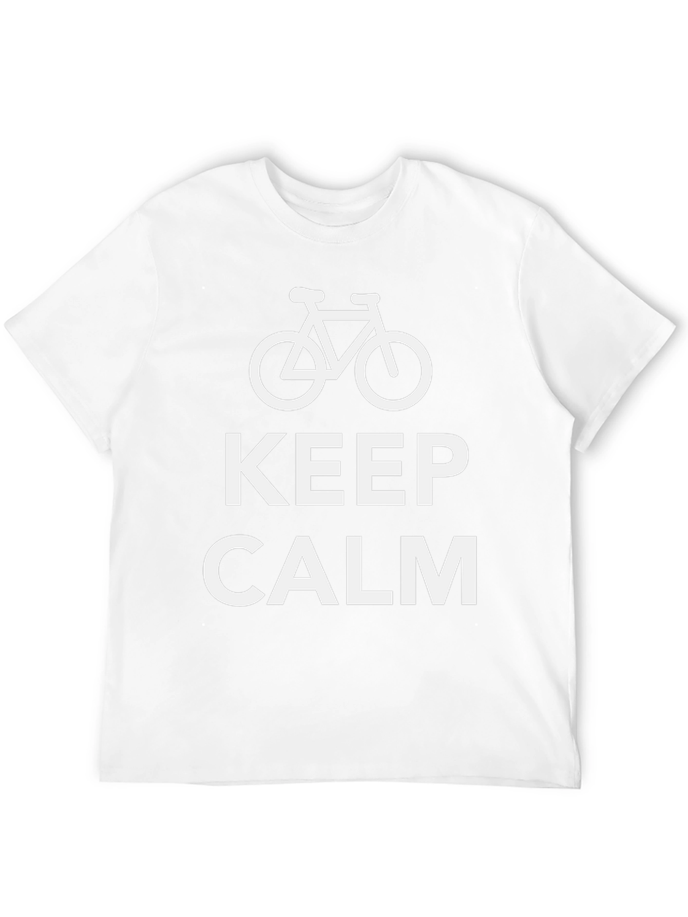 Keep Calm and Bike On T-Shirt