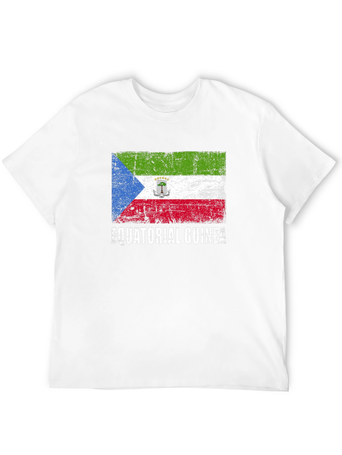 Equatorial Guinea Flag Graphic T-Shirt