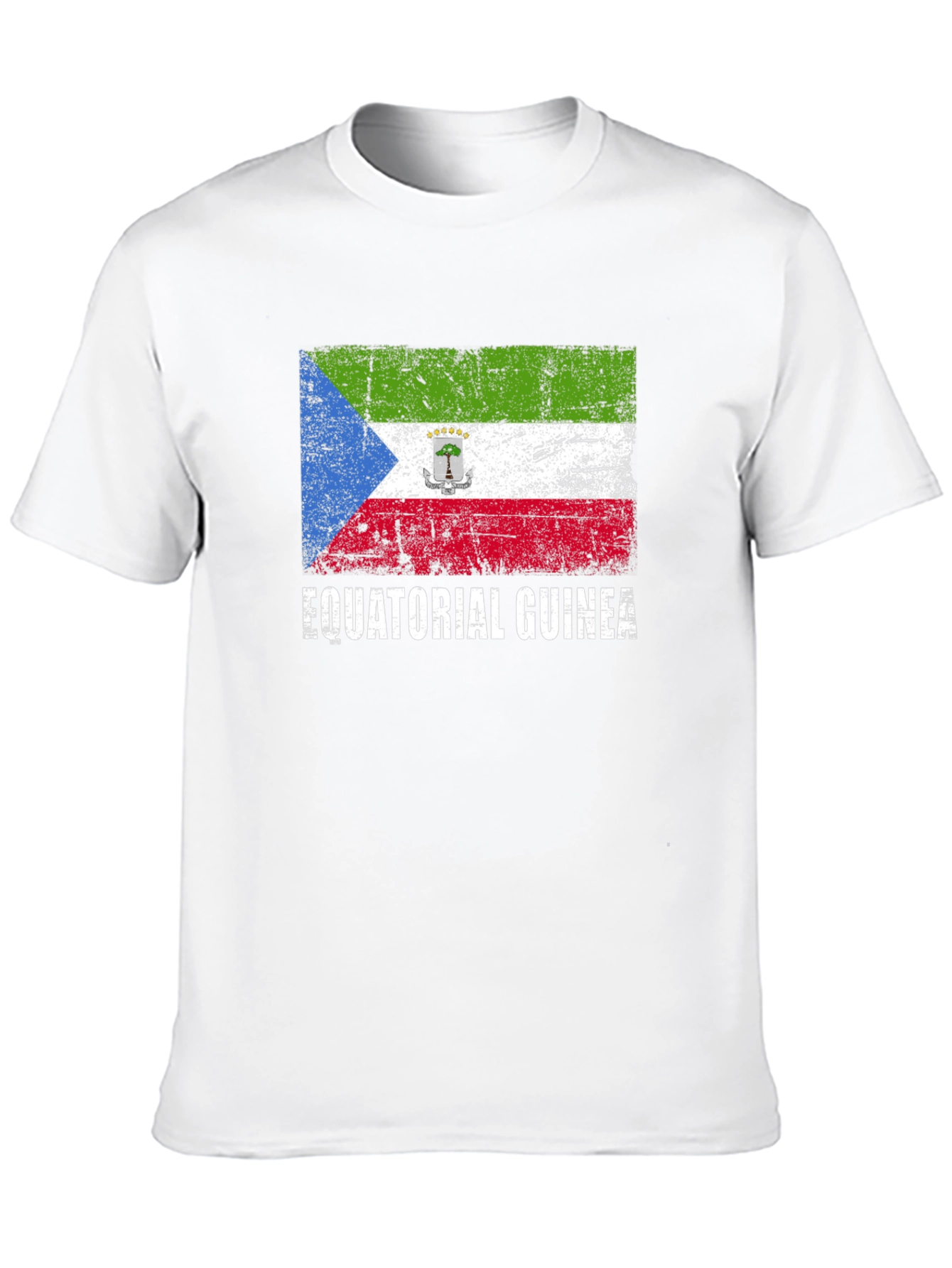 Equatorial Guinea Flag Graphic T-Shirt