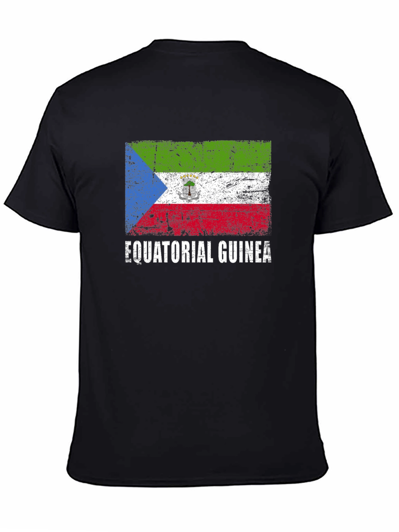 Equatorial Guinea Flag Graphic T-Shirt