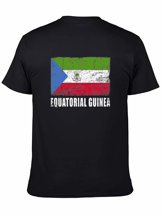 Equatorial Guinea Flag Graphic T-Shirt