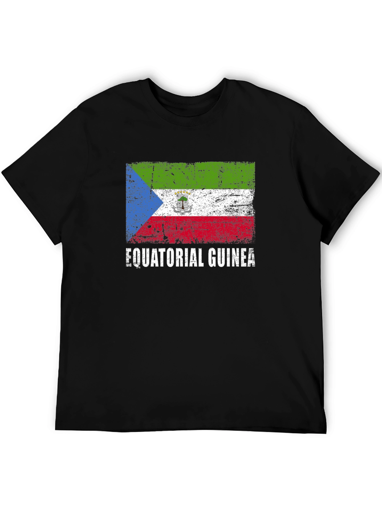 Equatorial Guinea Flag Graphic T-Shirt