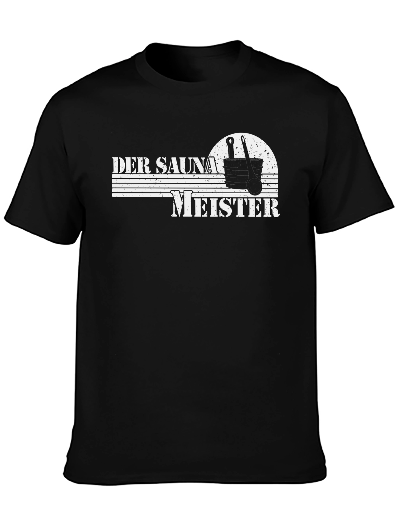 Der Sauna Meister Black T-Shirt