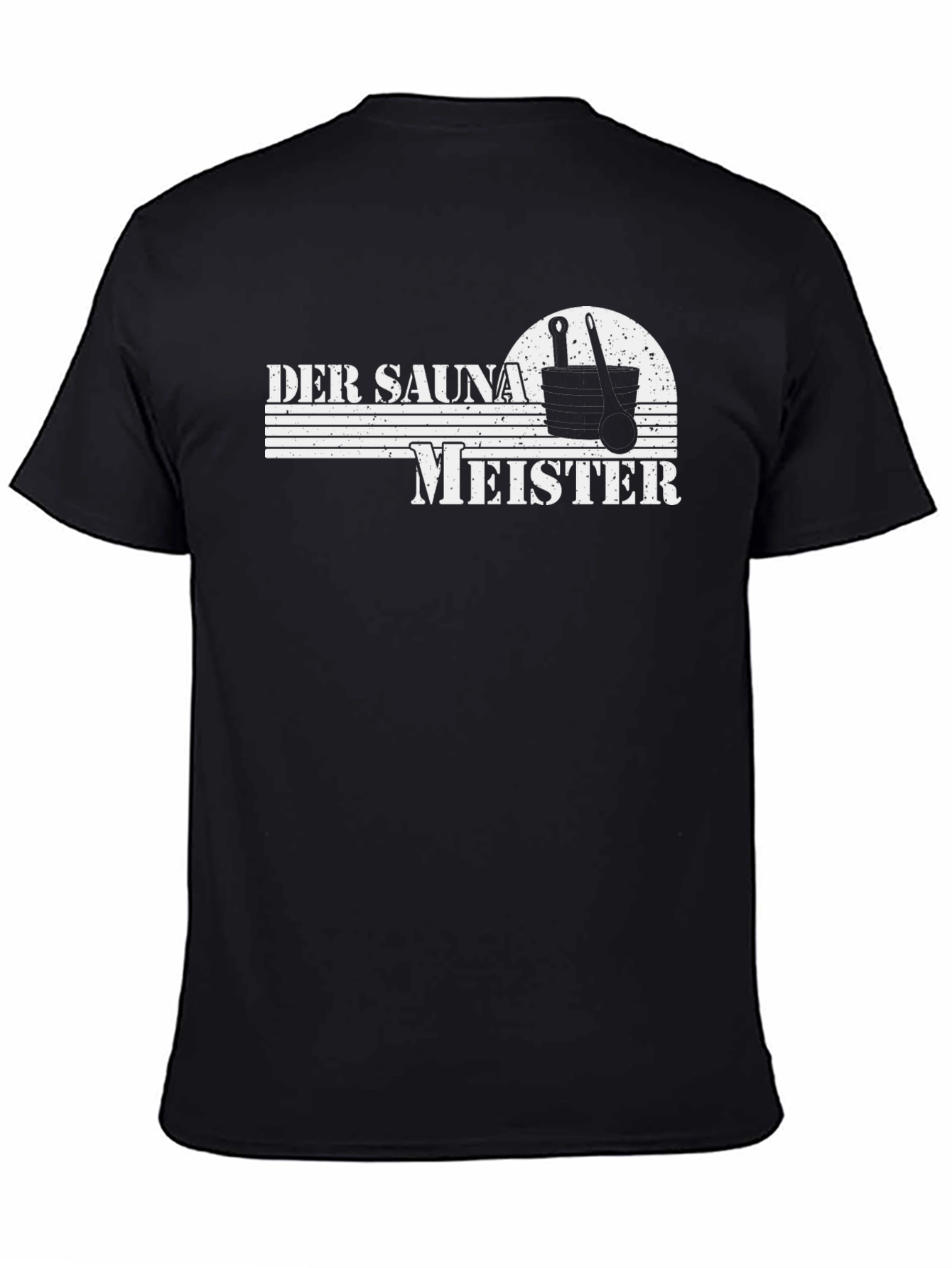 Der Sauna Meister Black T-Shirt