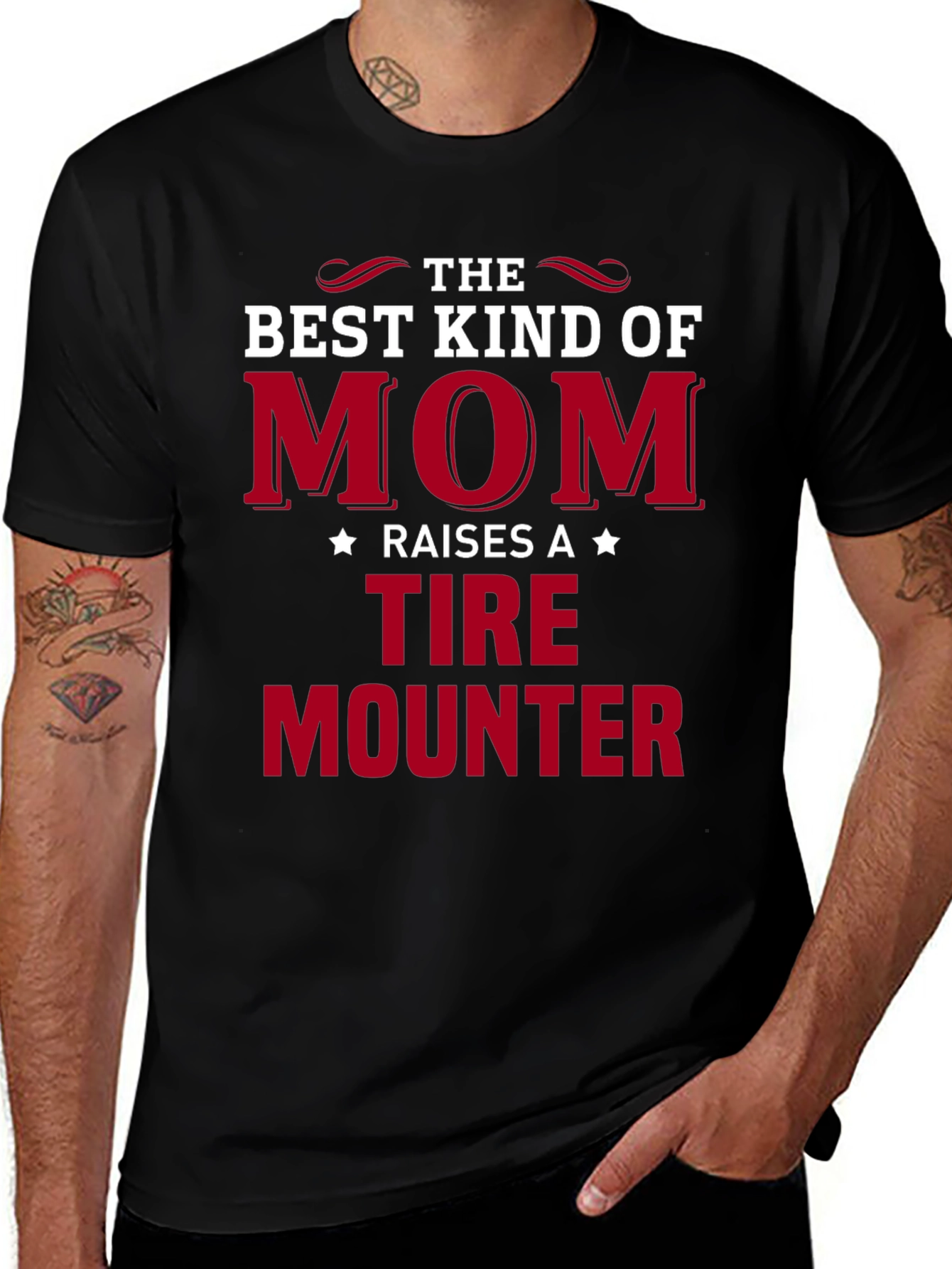Best Kind of Mom Tire Mounter T-Shirt
