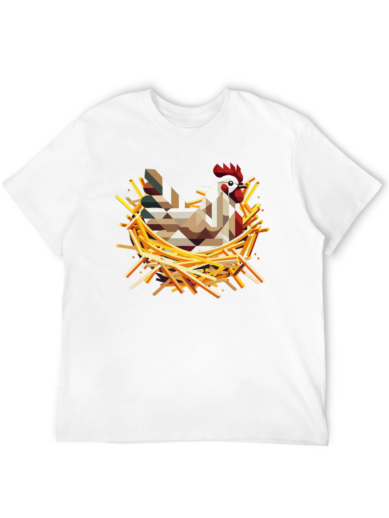 Geometric Chicken Nest T-Shirt