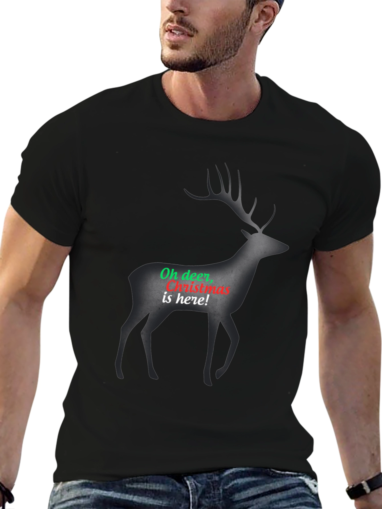 Christmas Deer T-Shirt: Oh Deer Christmas Is Here!
