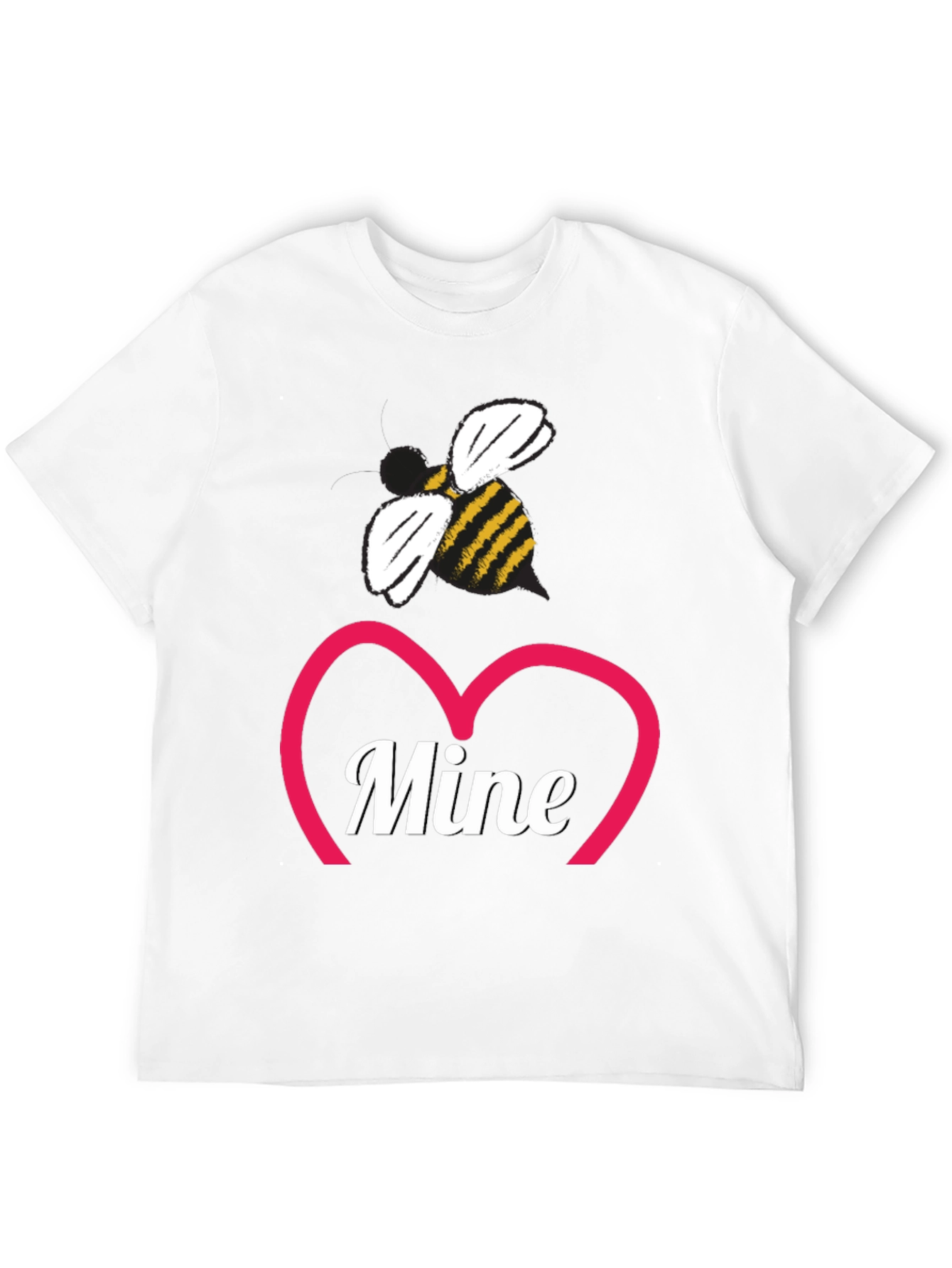 Bee Mine Valentines Day Graphic Tee
