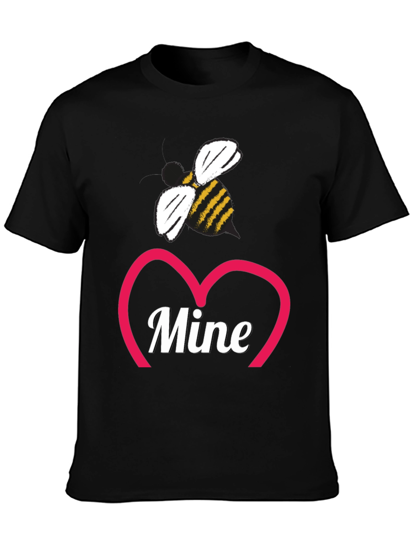 Bee Mine Valentines Day Graphic Tee